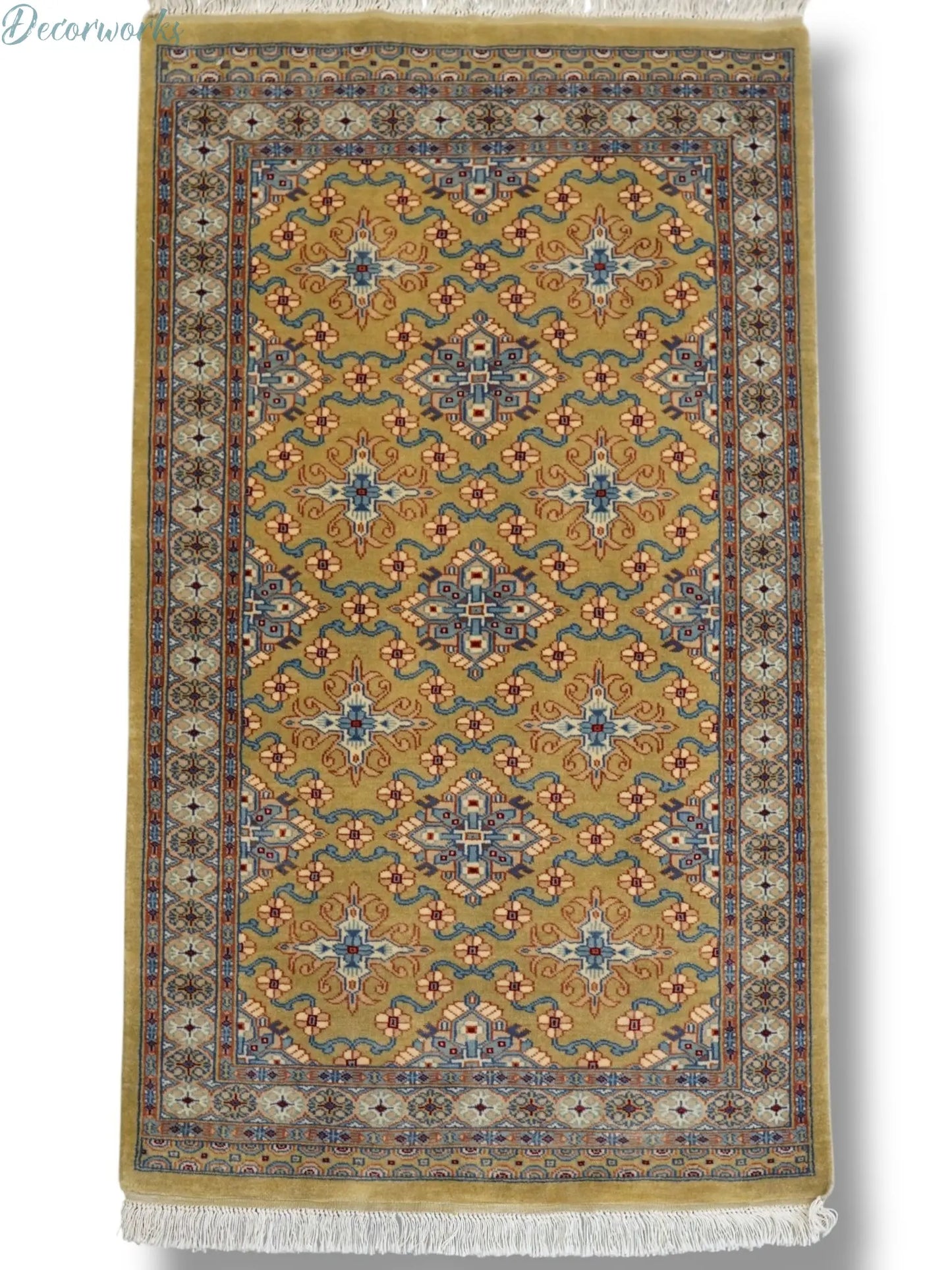 121×78cm パキスタン手織り絨毯 Decorworks