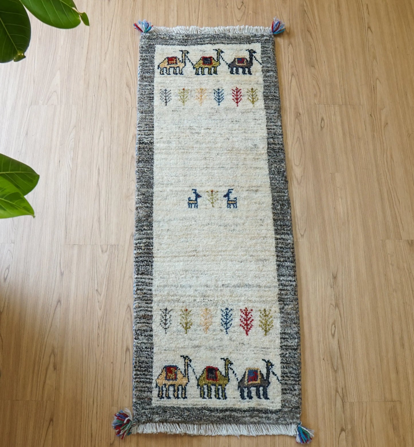 Collection 123×44cm ペルシャギャッベ アマレ族 ギャベ ランナー