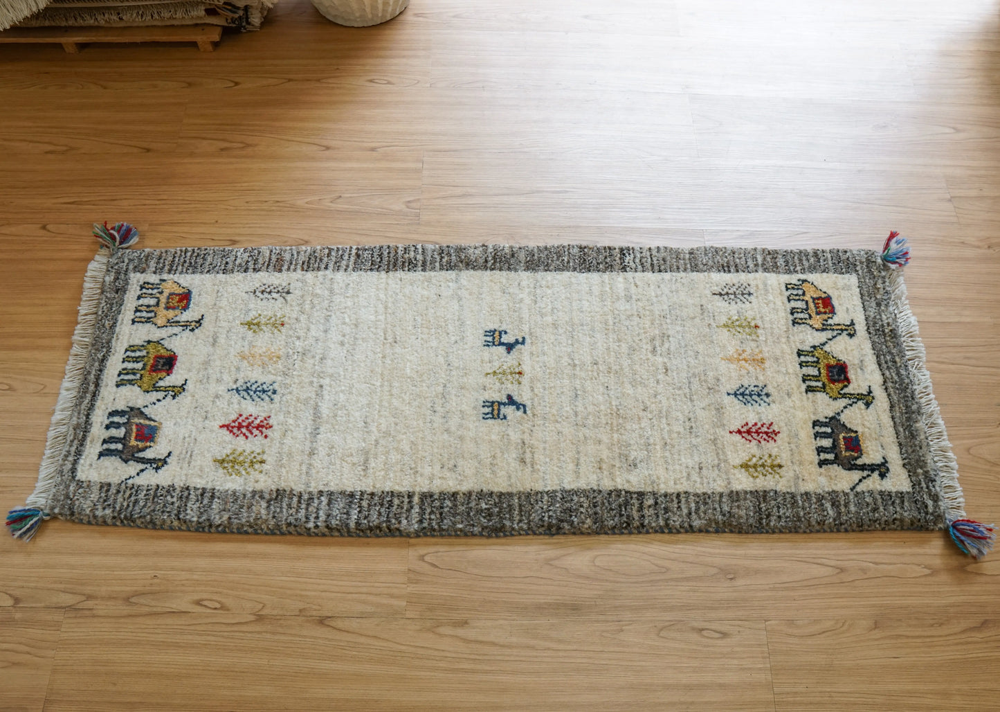 Collection 123×44cm ペルシャギャッベ アマレ族 ギャベ ランナー