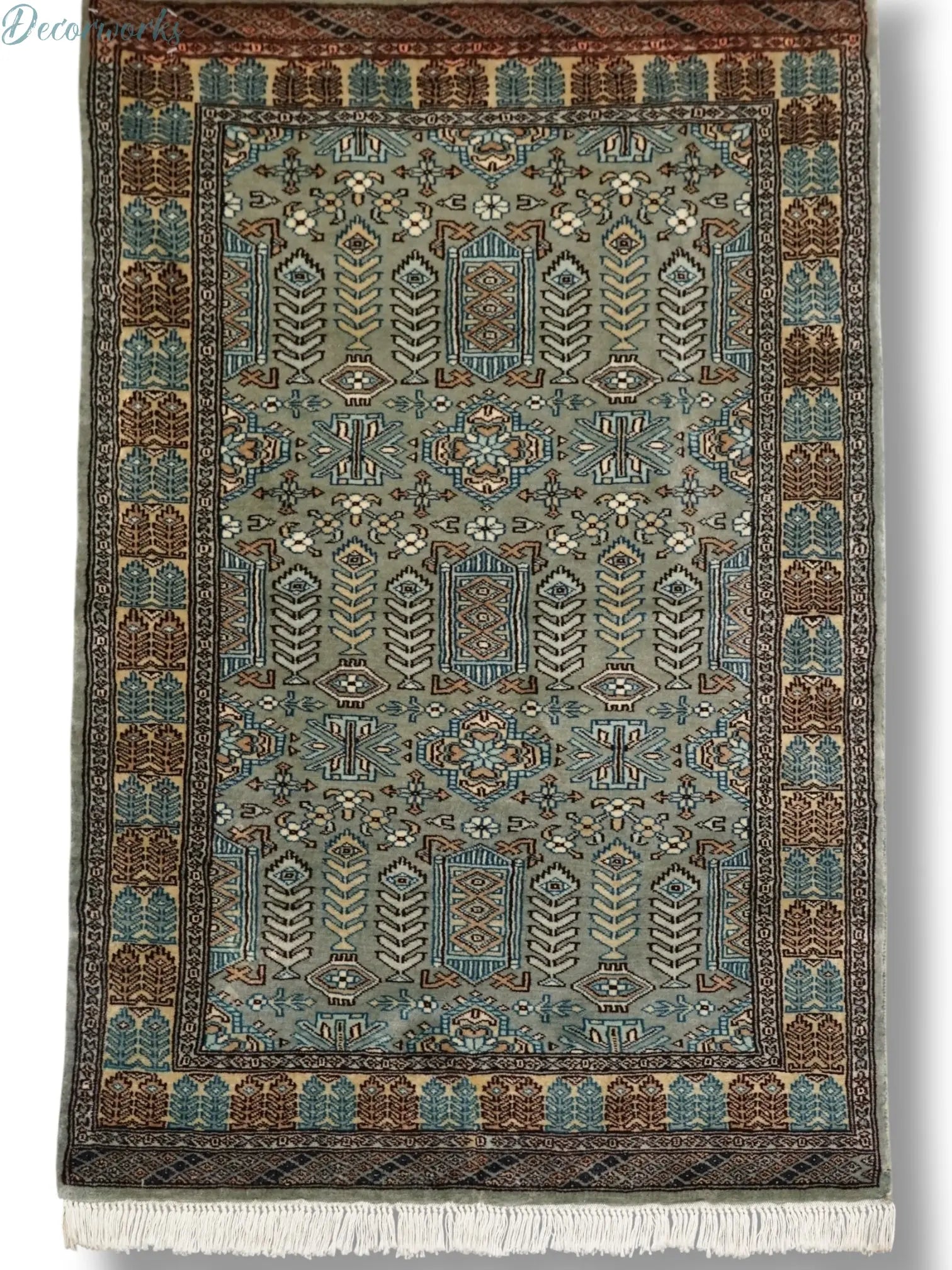 123×81cm【パキスタン手織り絨毯】 - Decorworks