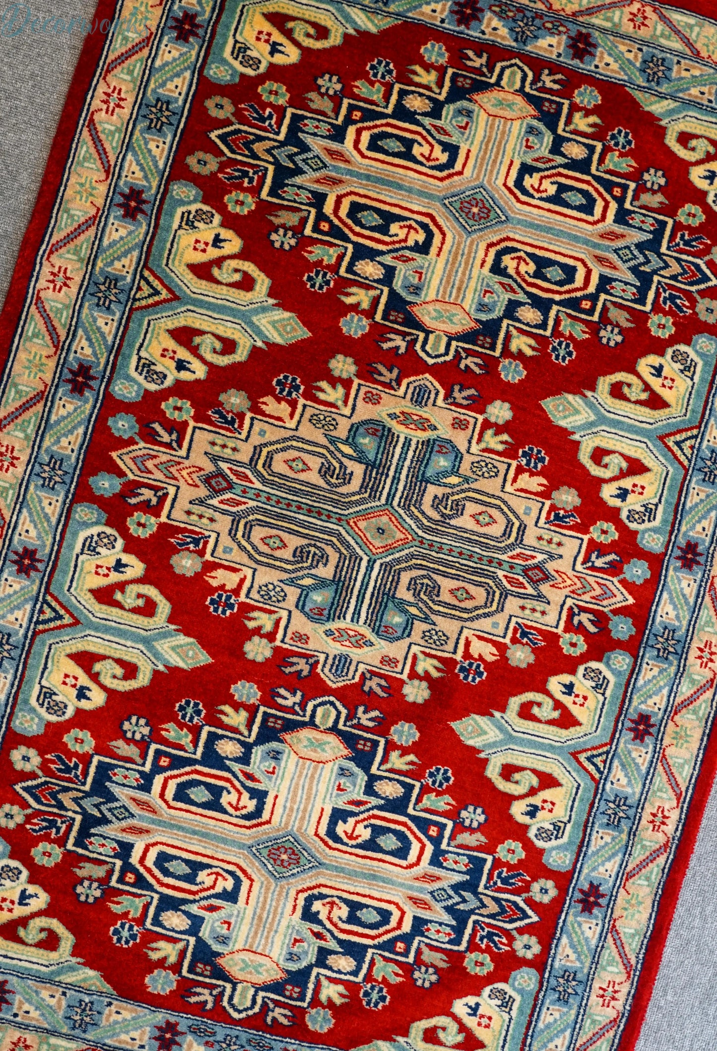124×76cm パキスタン手織り絨毯 - Decorworks