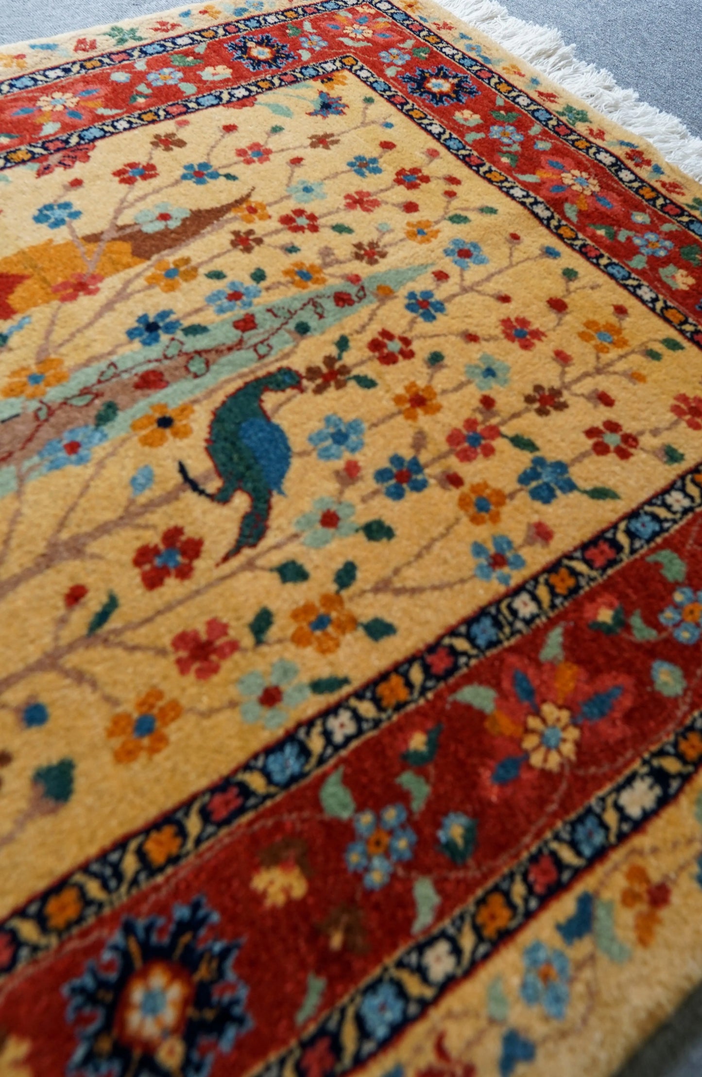 125×80cm ペルシャ バラミン産 手織り絨毯 Decorworks