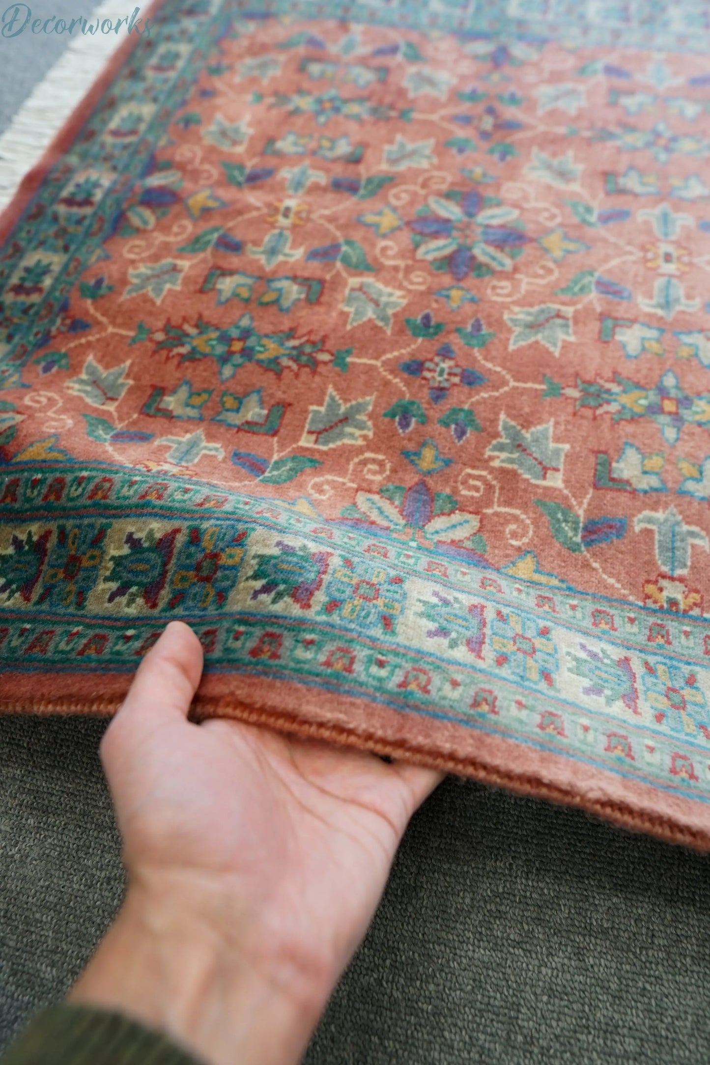 126×82cm パキスタン手織り絨毯 - Decorworks