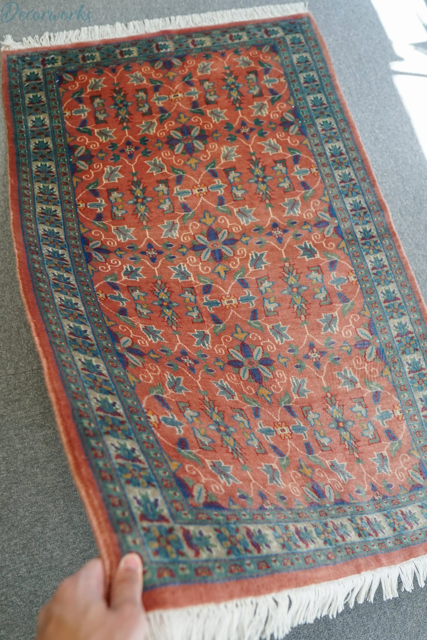126×82cm パキスタン手織り絨毯 - Decorworks
