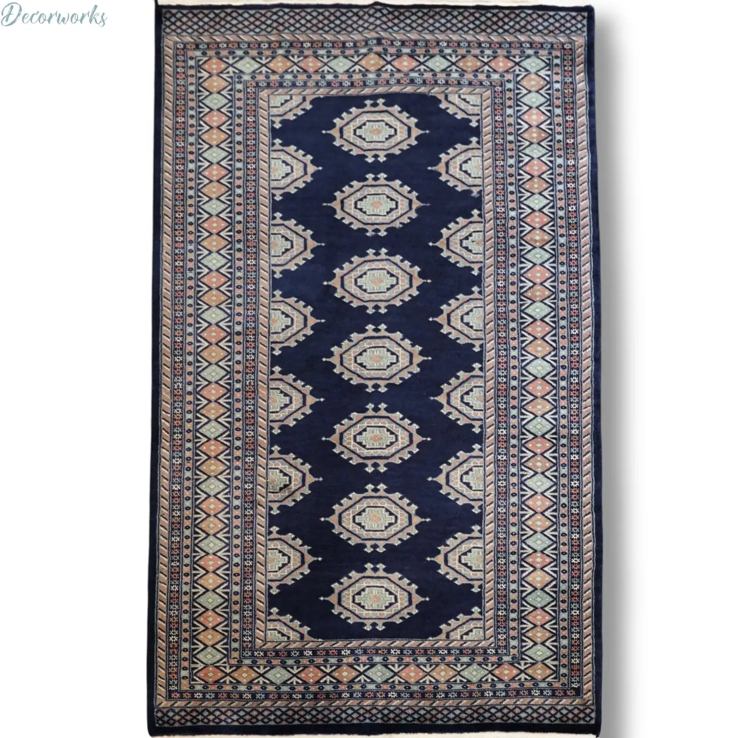 153×95cm パキスタン手織り絨毯 Decorworks