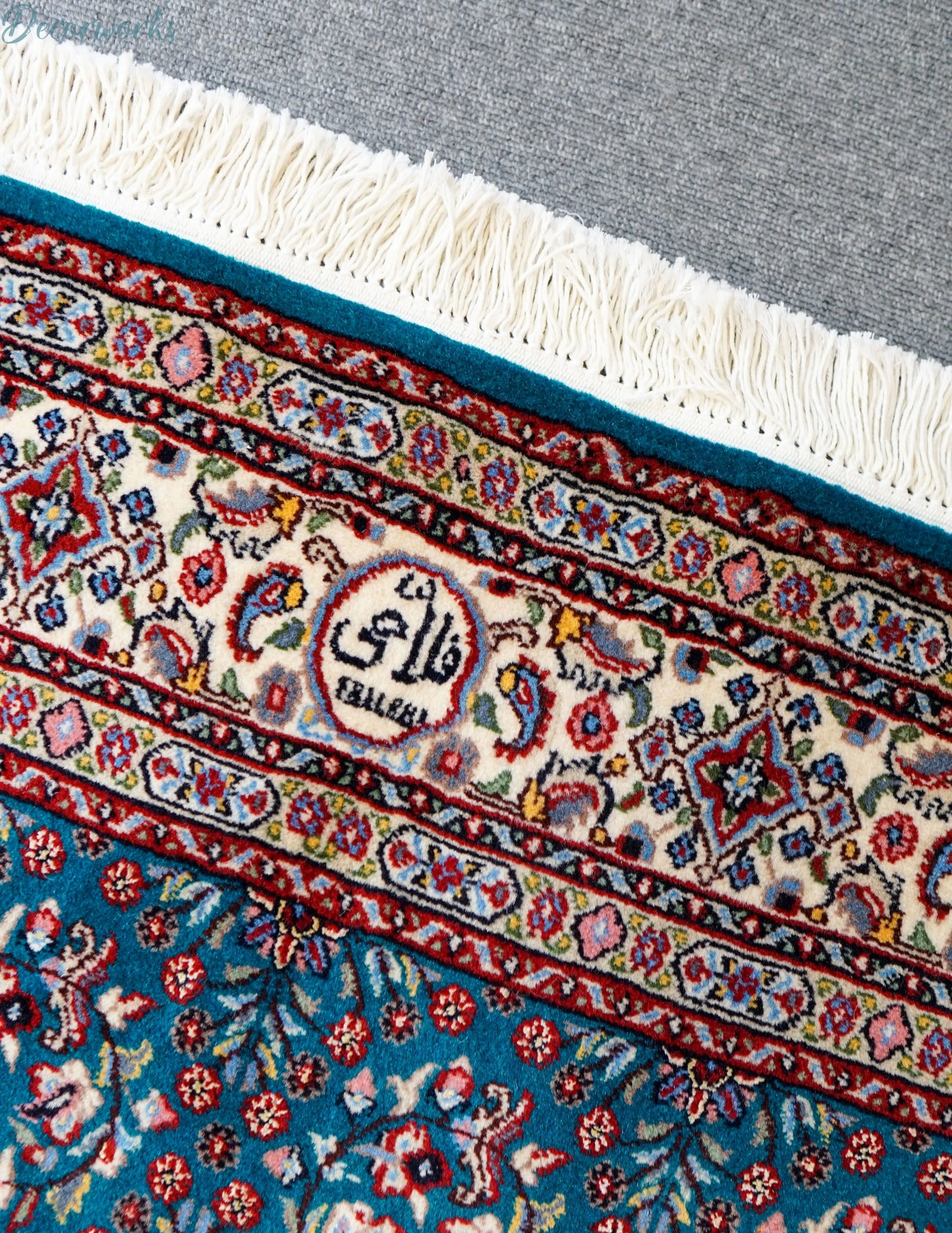 154×97cm ペルシャ 手織り絨毯 ムード産 Decorworks