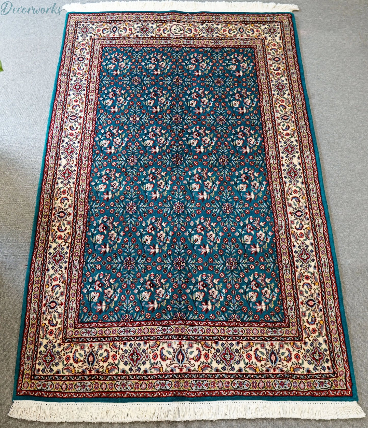 154×97cm ペルシャ 手織り絨毯 ムード産 Decorworks