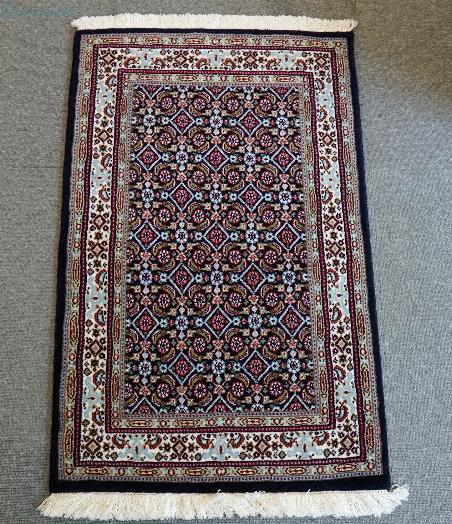 154×97cm ペルシャ 手織り絨毯 ムード産 Decorworks