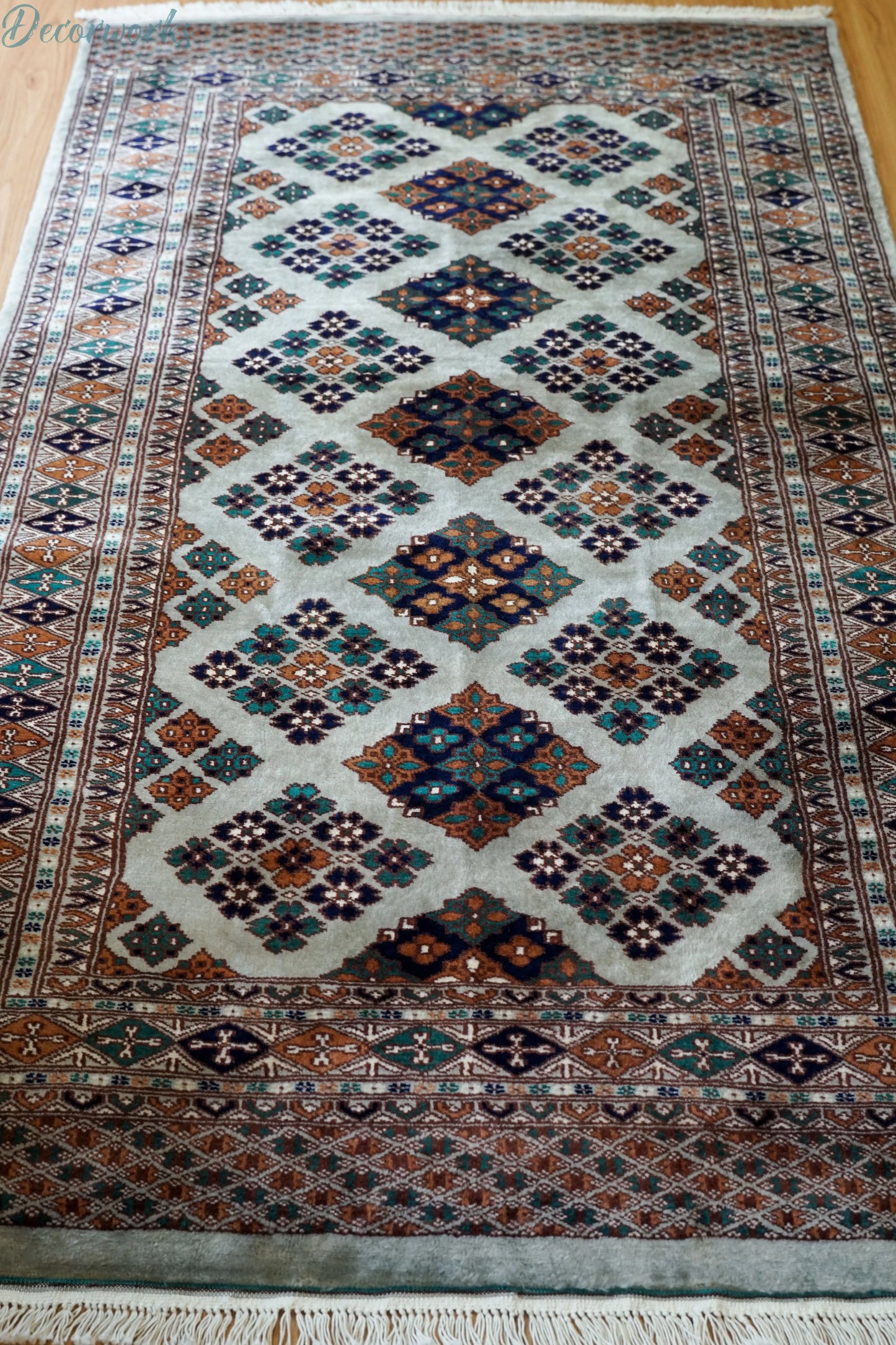 156×90cm パキスタン手織り絨毯 Decorworks