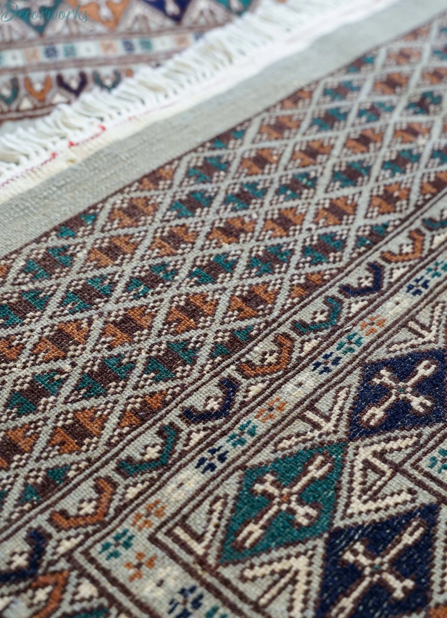 156×90cm パキスタン手織り絨毯 Decorworks
