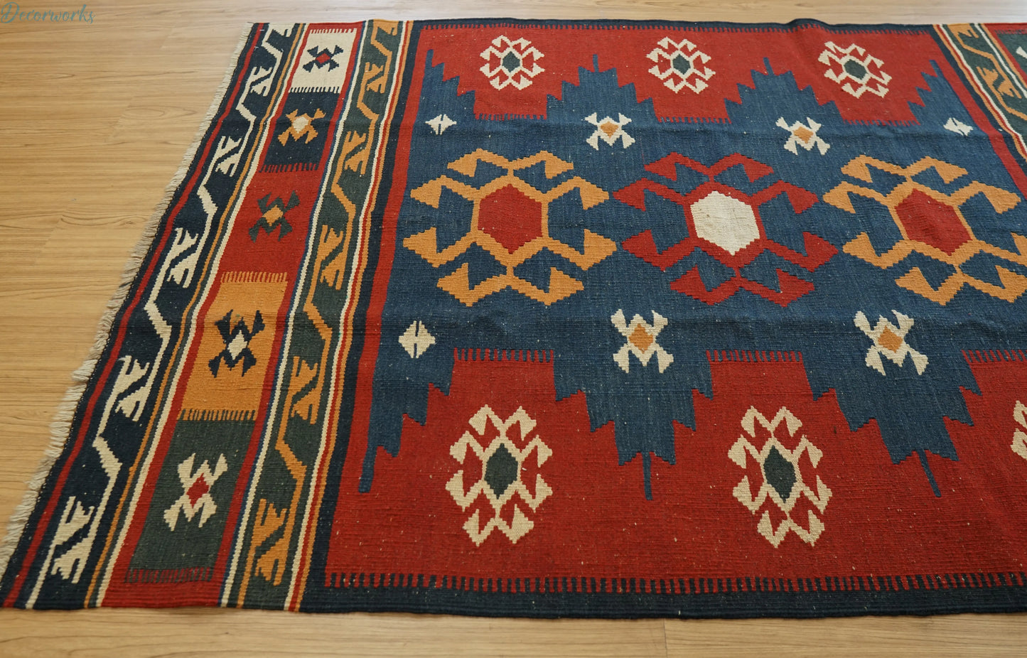 179×122cm ペルシャ 手織りキリム Decorworks