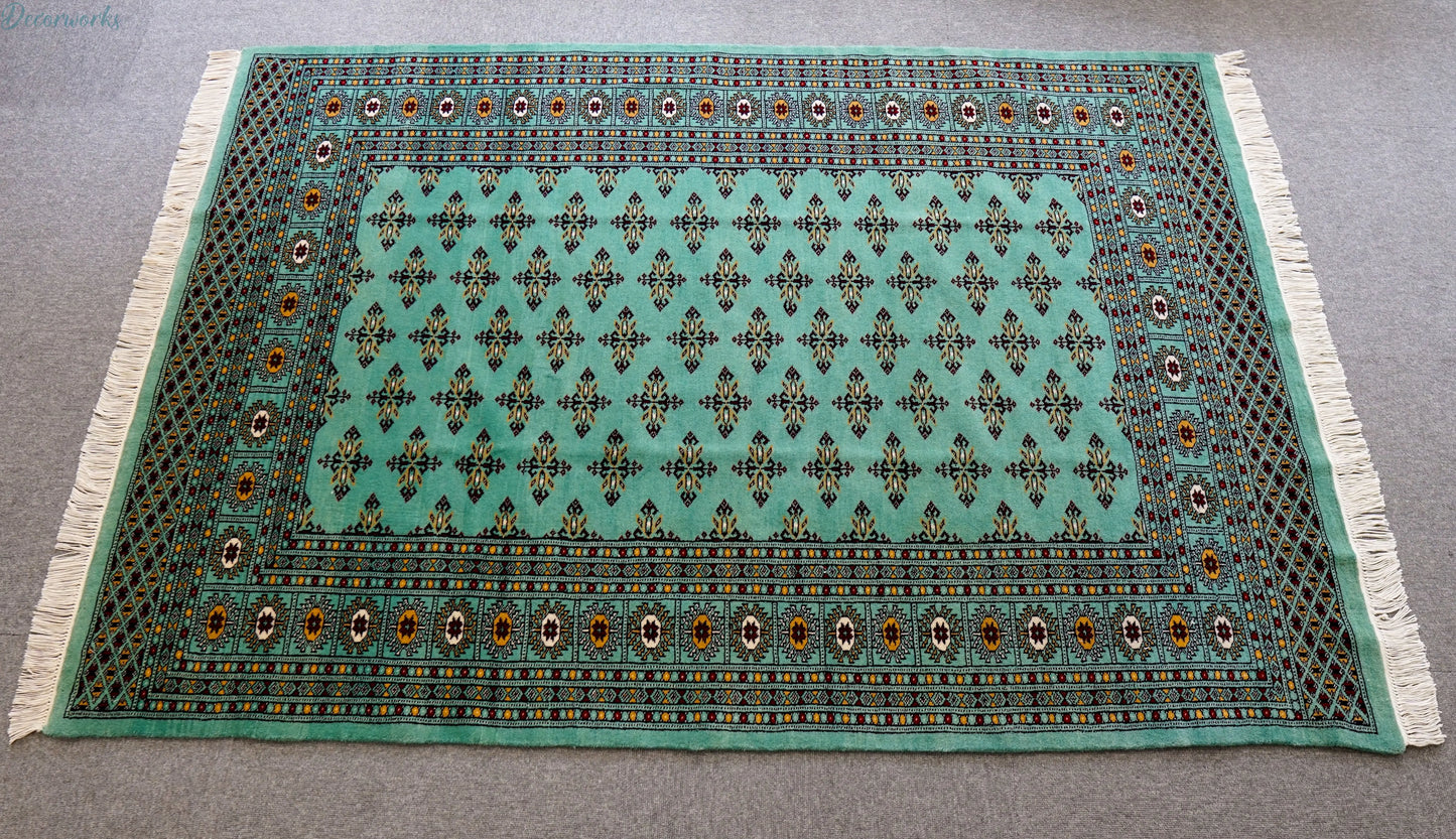 180×129cm パキスタン手織り絨毯 Decorworks