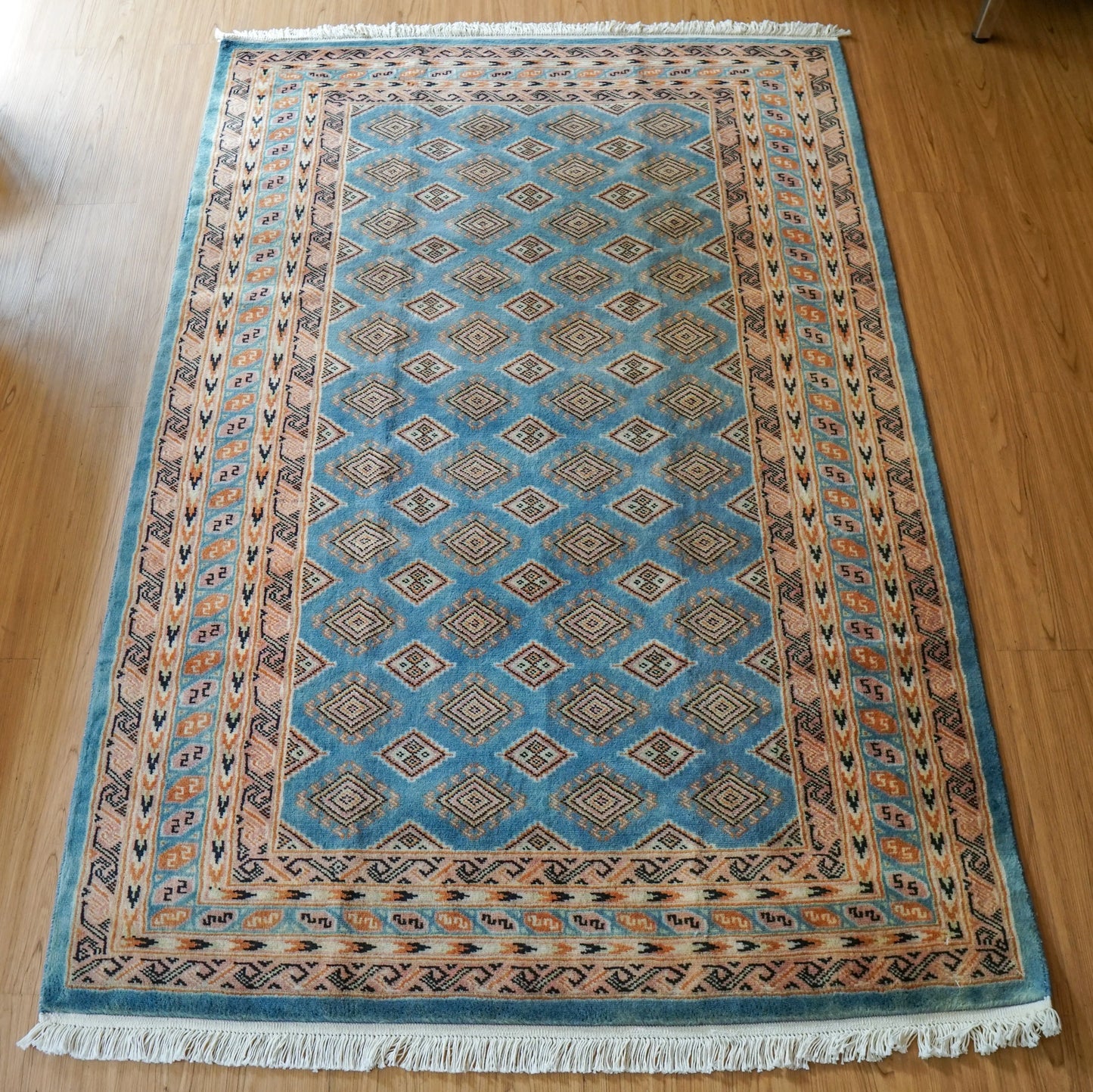 パキスタン手織り絨毯 トライバルラグ 185×125cm Decorworks