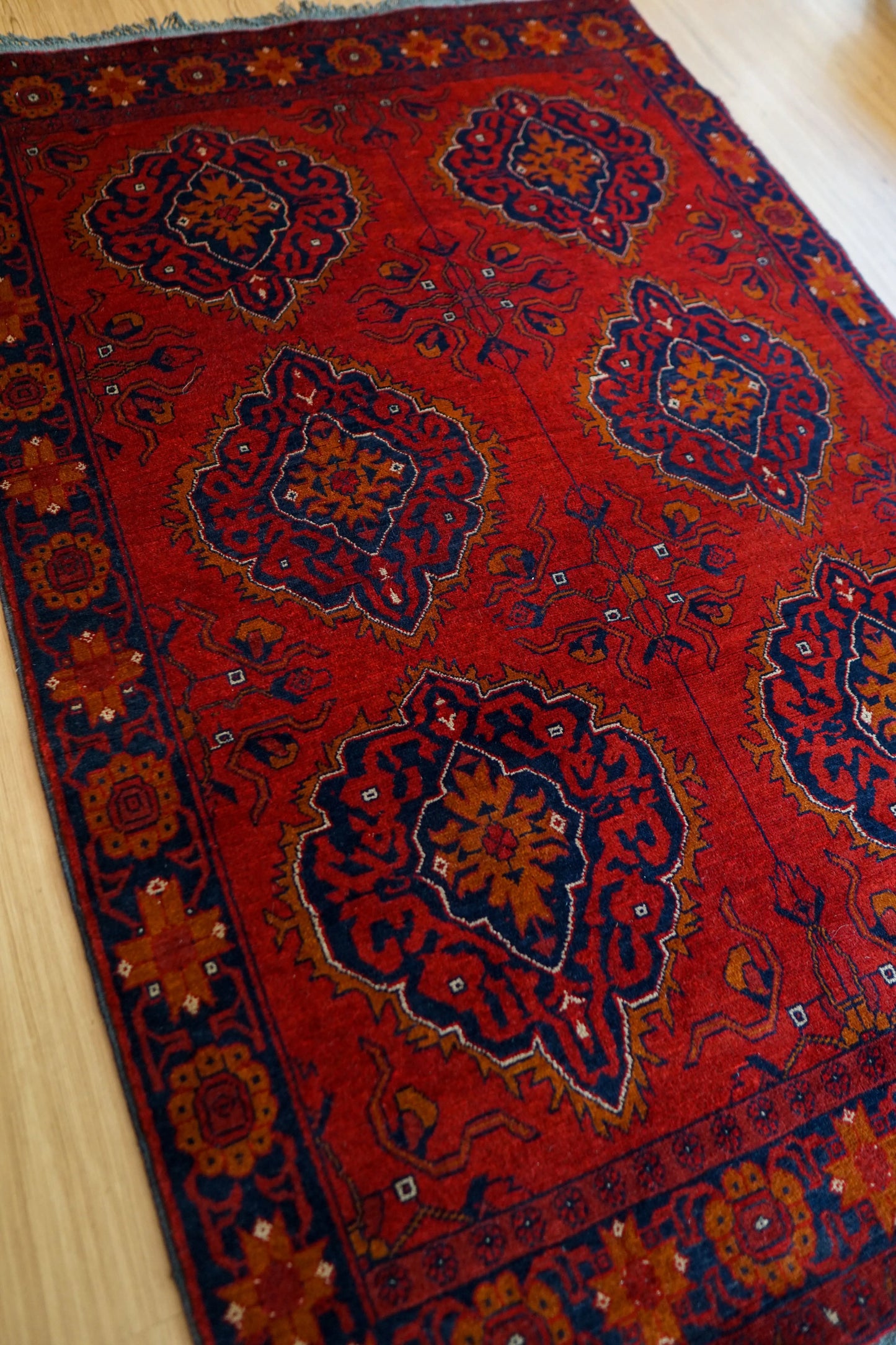 アフガニスタン手織り絨毯 カールモハメディ 194×130cm Decorworks