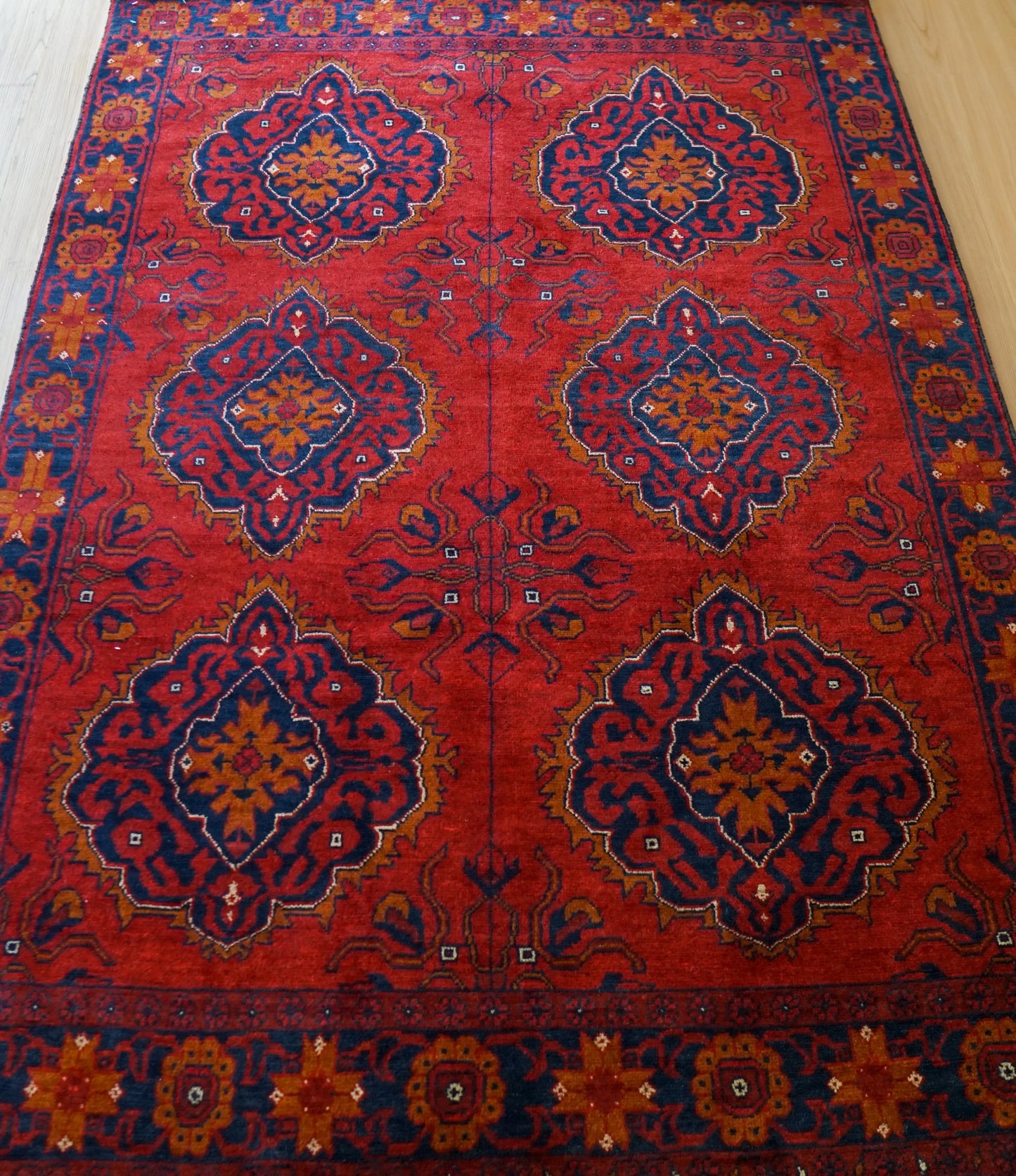 アフガニスタン手織り絨毯 カールモハメディ 194×130cm Decorworks