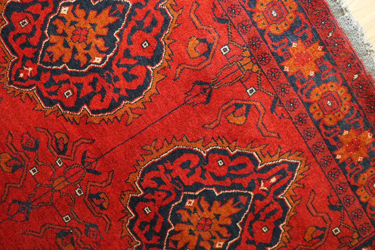 アフガニスタン手織り絨毯 カールモハメディ 194×130cm Decorworks