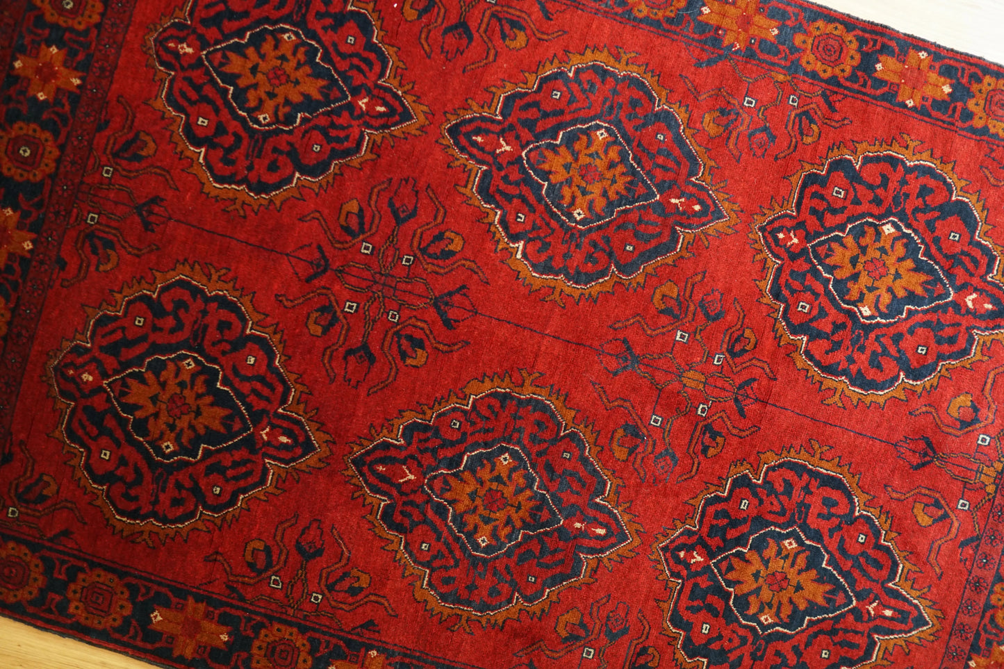アフガニスタン手織り絨毯 カールモハメディ 194×130cm Decorworks