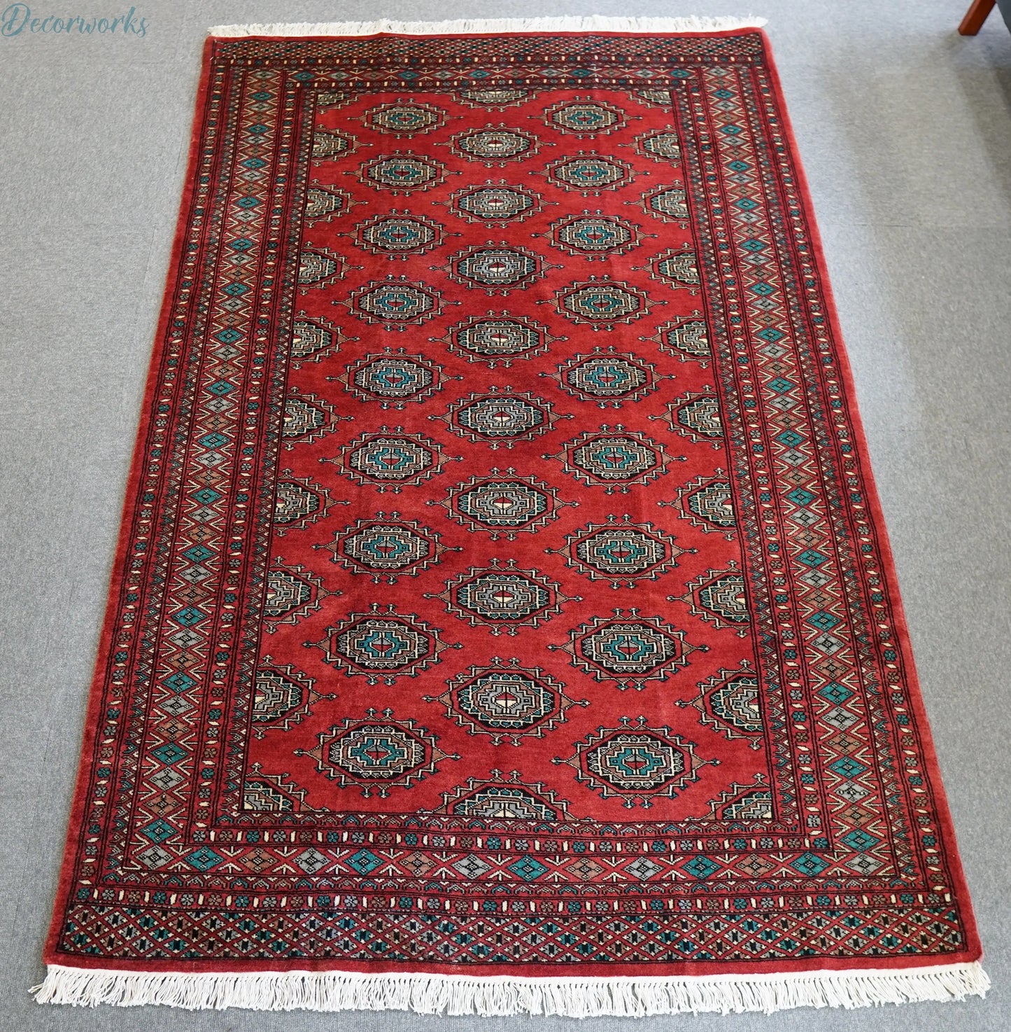 200×126cm【パキスタン手織り絨毯】 Decorworks
