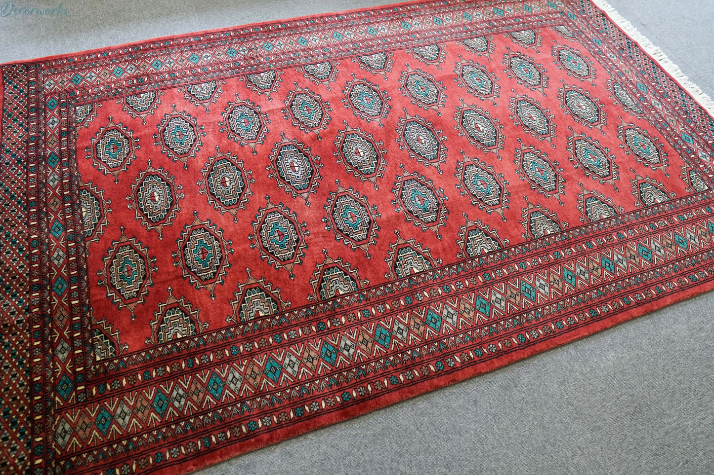 200×126cm【パキスタン手織り絨毯】 Decorworks
