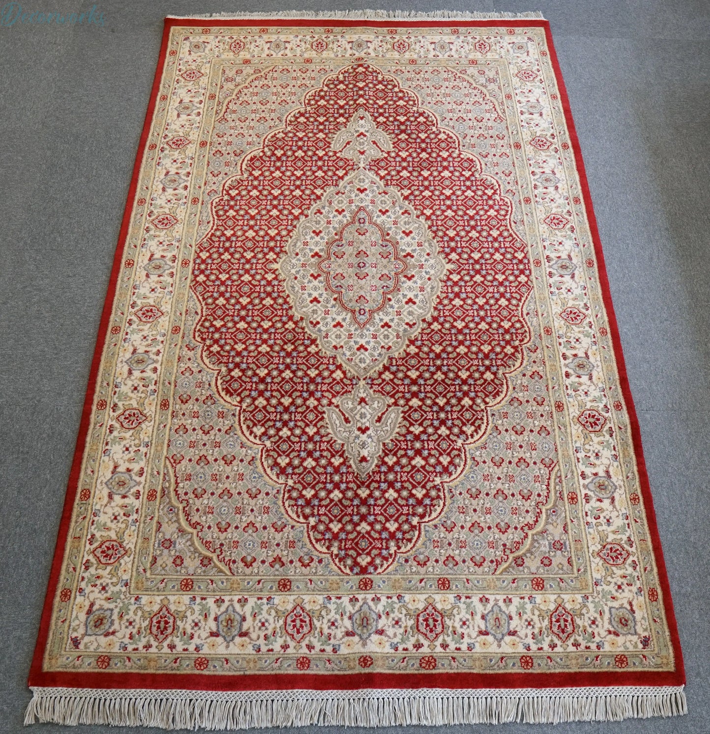 220×135cm パキスタン手織り絨毯 ダブルノット Decorworks