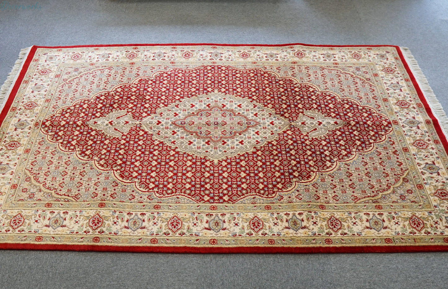 220×135cm パキスタン手織り絨毯 ダブルノット Decorworks