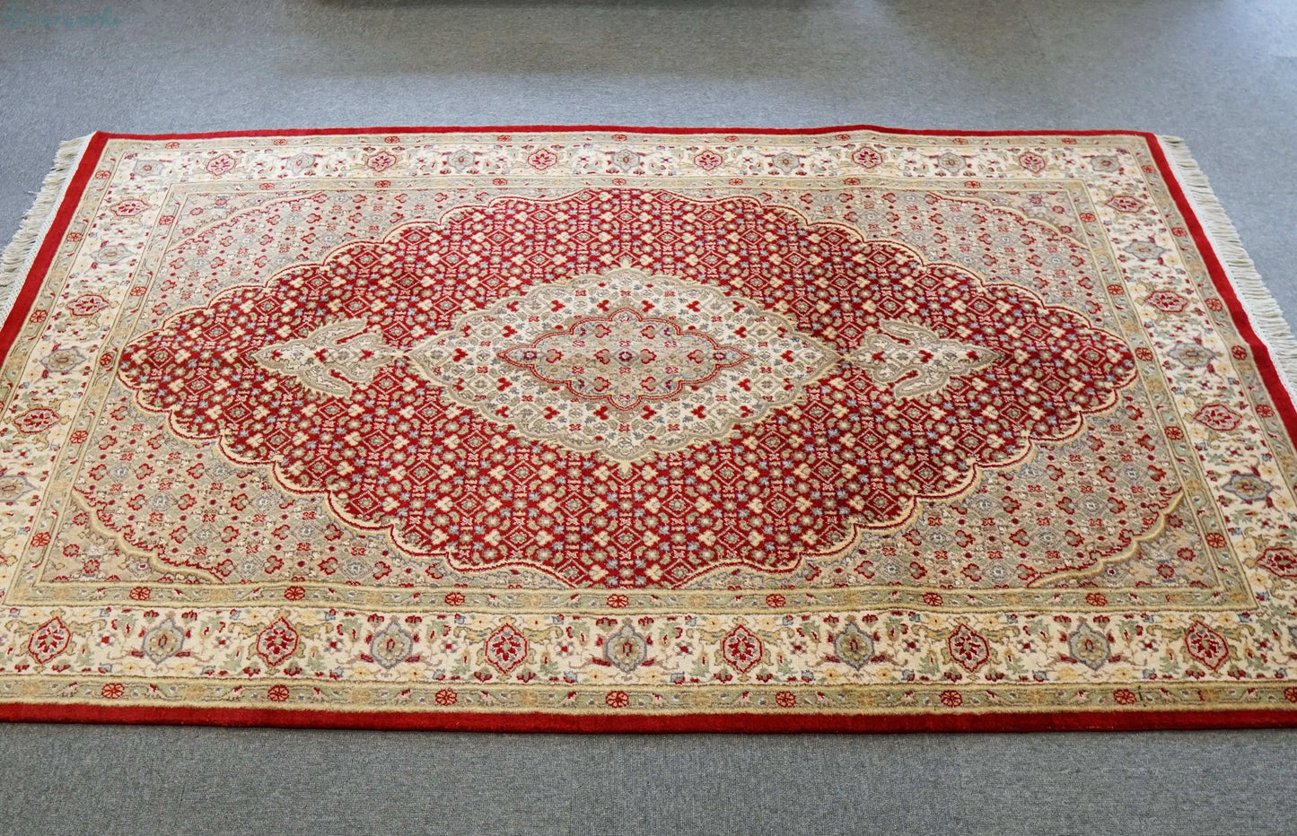 220×135cm パキスタン手織り絨毯 ダブルノット Decorworks