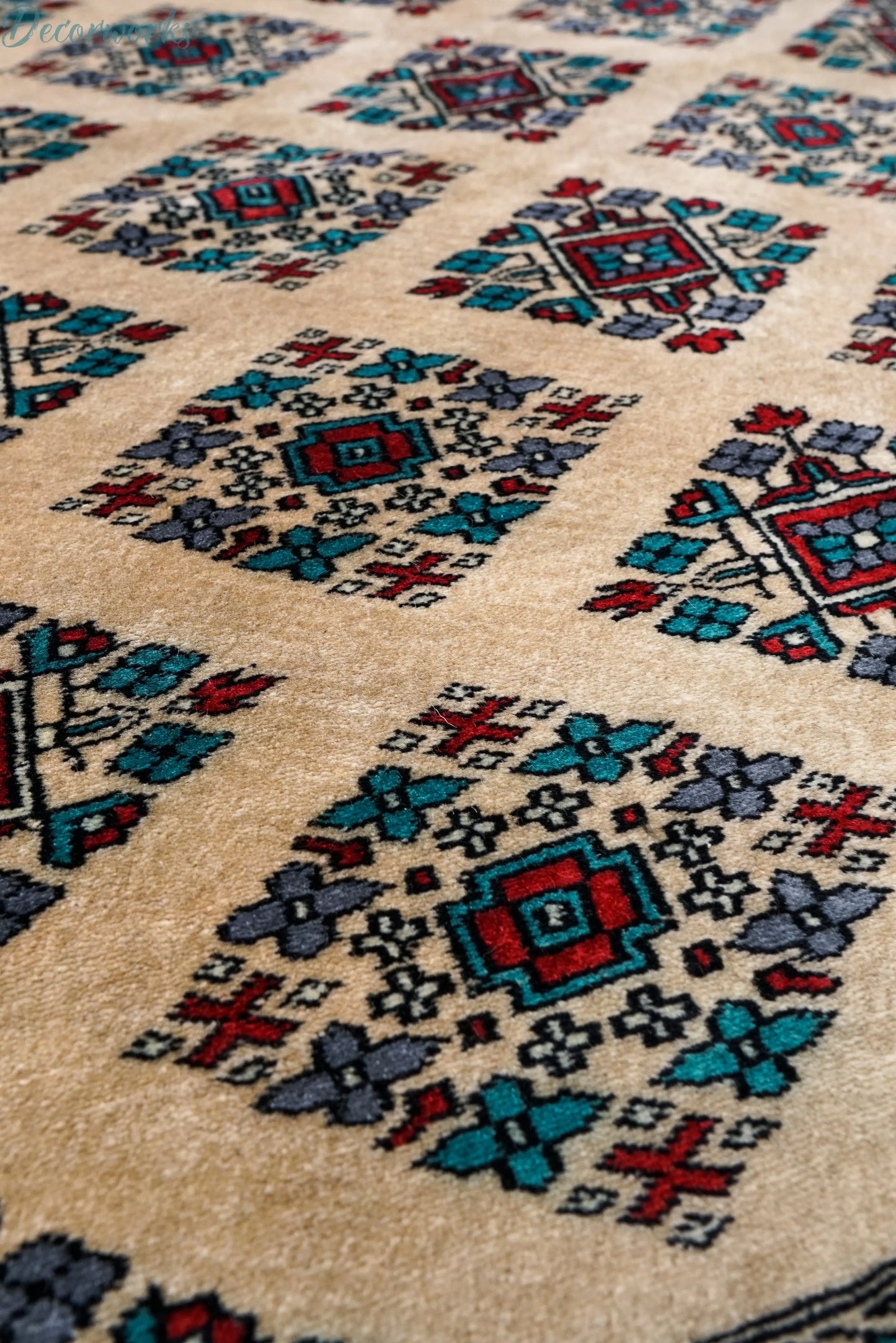 236×164cm パキスタン手織り絨毯 Decorworks