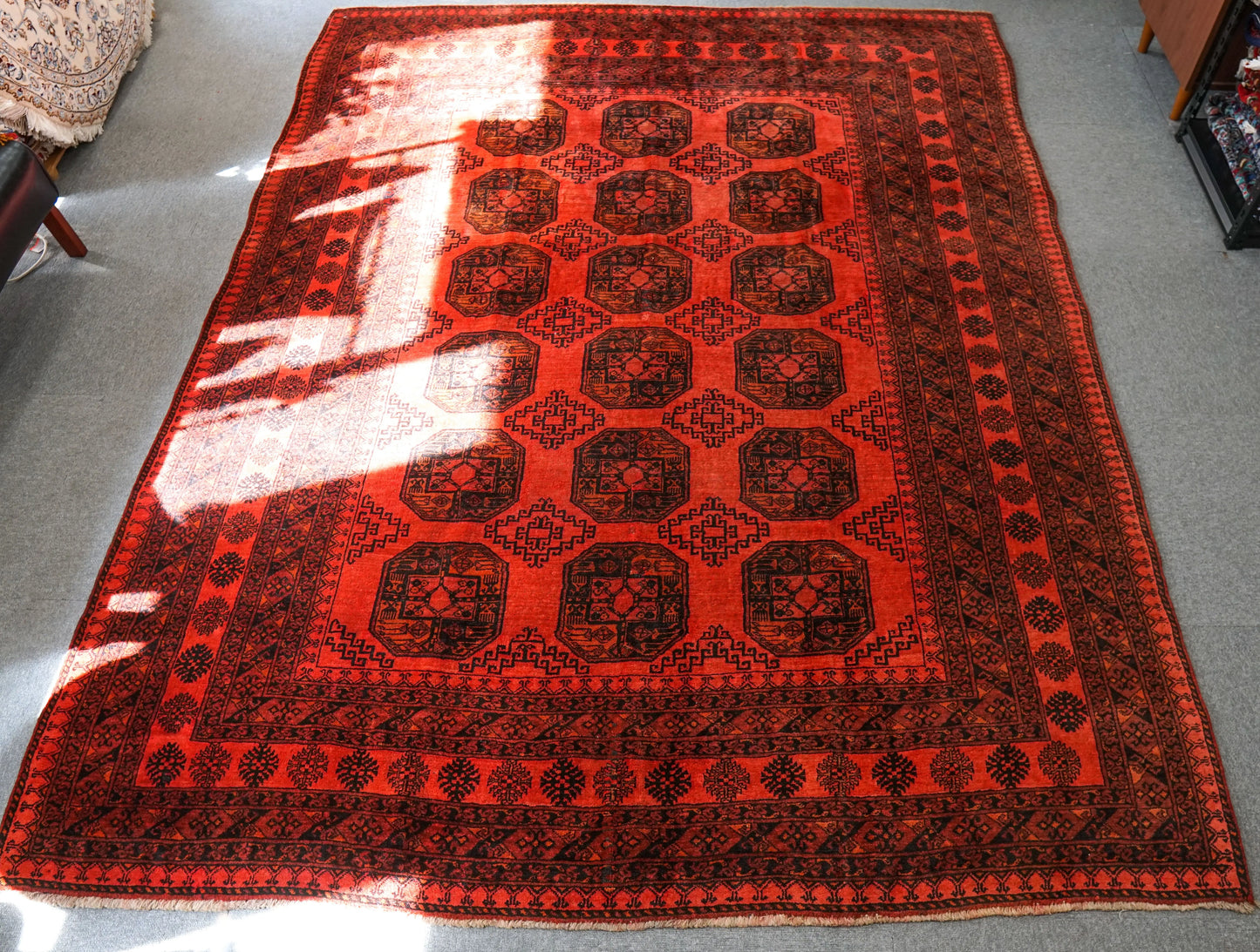 254×198cm トルクメン ボハララグ トライバルラグ ヴィンテージラグ Decorworks