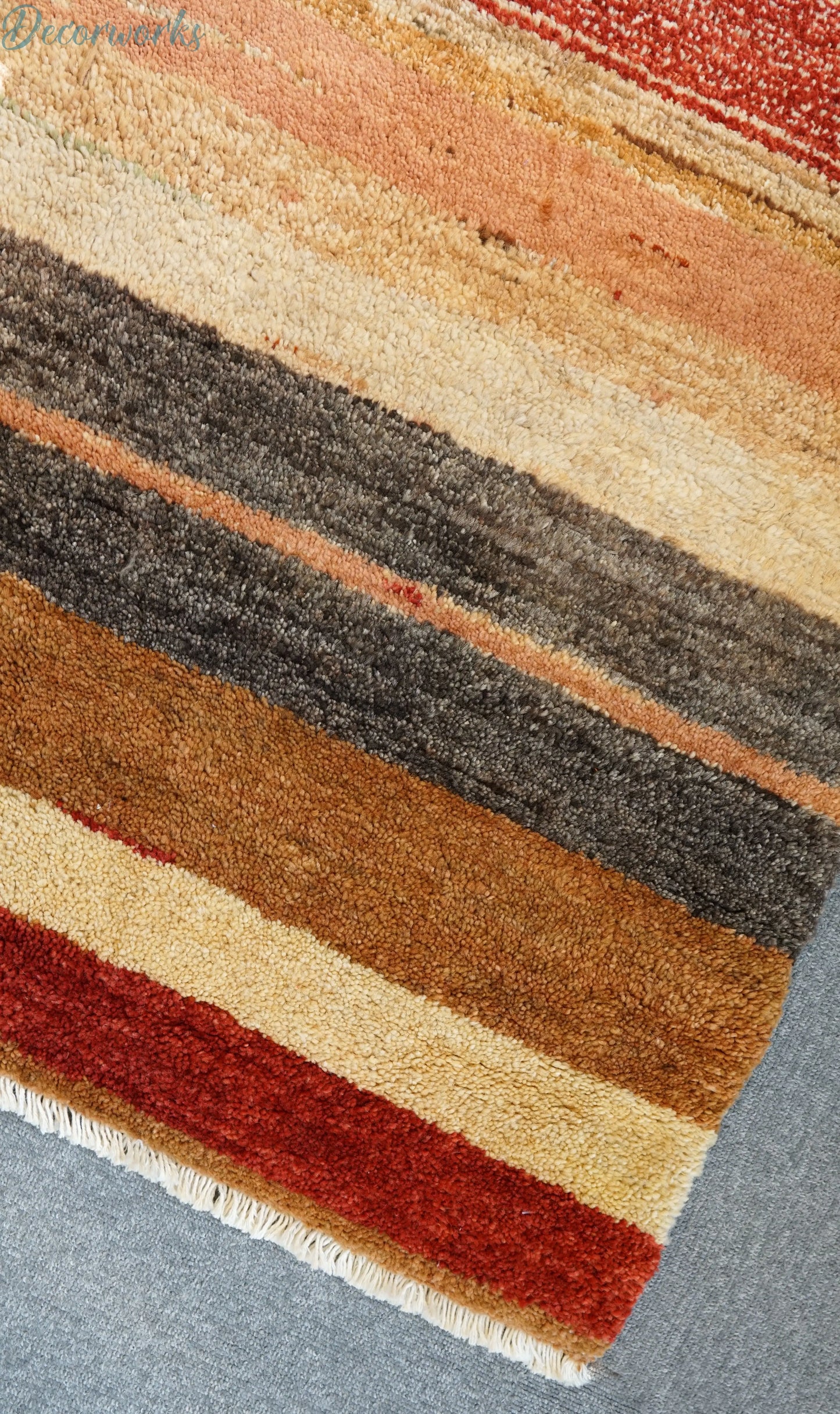 256×150cm【パキスタン手織りギャッベ】 Decorworks