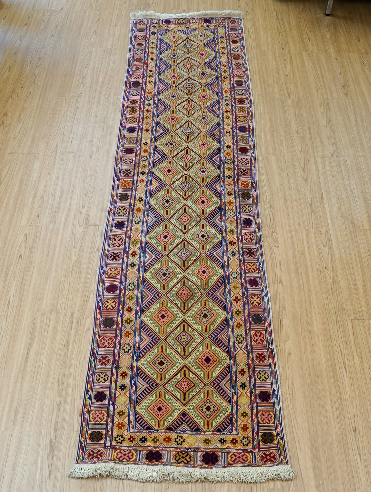 280×70cm 手織りマシュワニキリム ランナー Decorworks