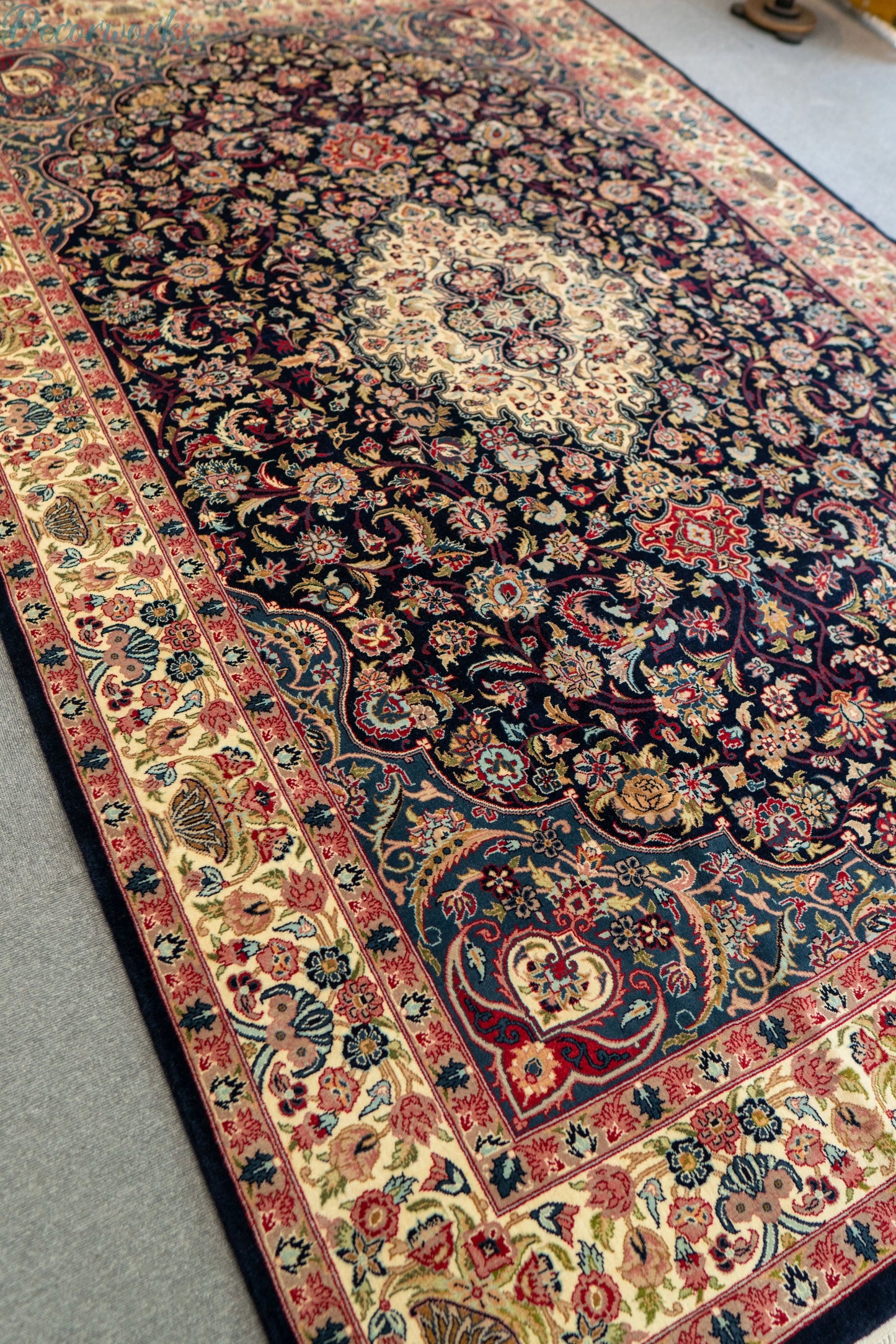 283×182cm パキスタン手織り絨毯 ダブルノット Decorworks