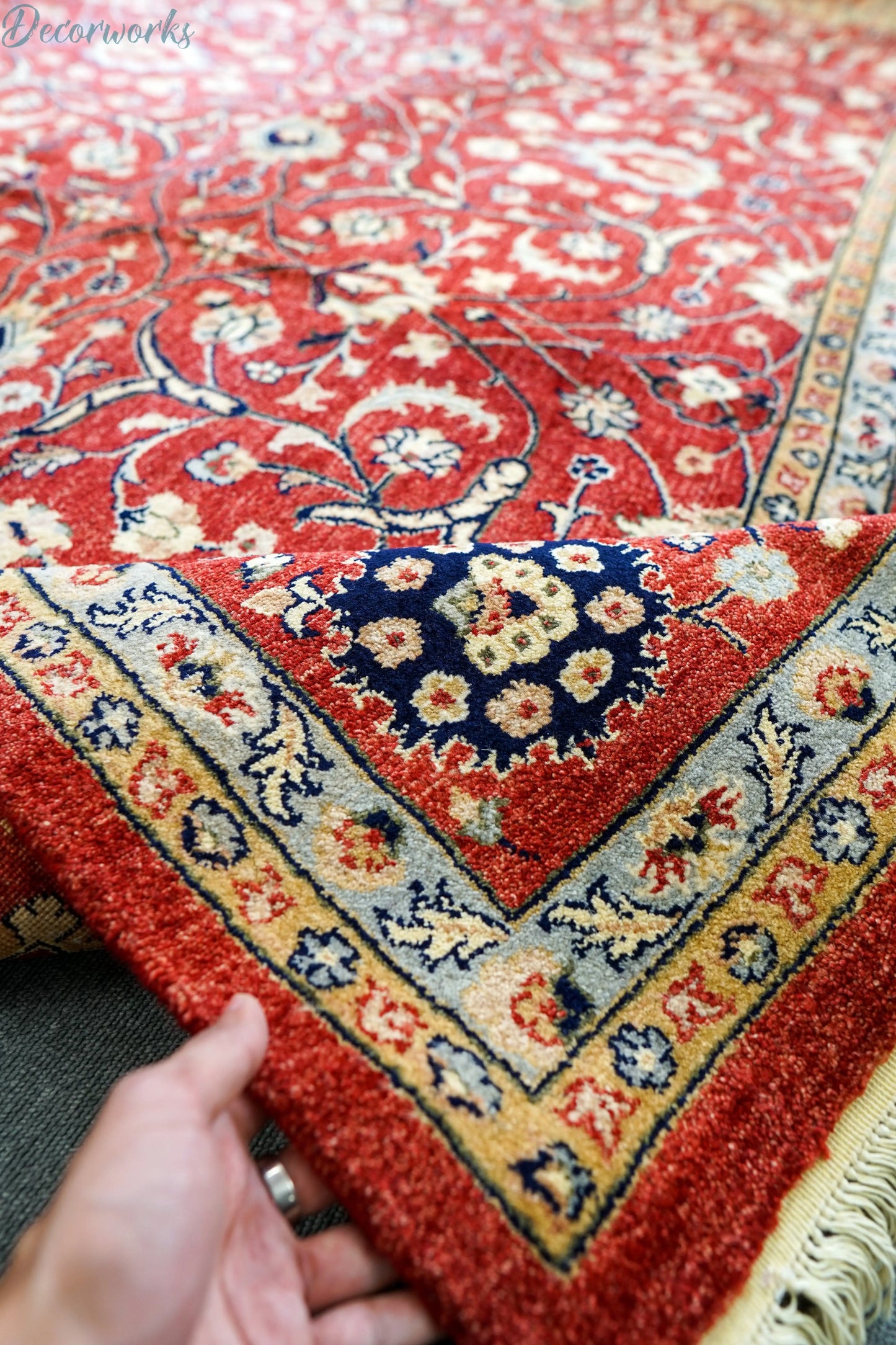 301×245cm アフガン ガズニーウール 手織り絨毯 ARYANA Decorworks