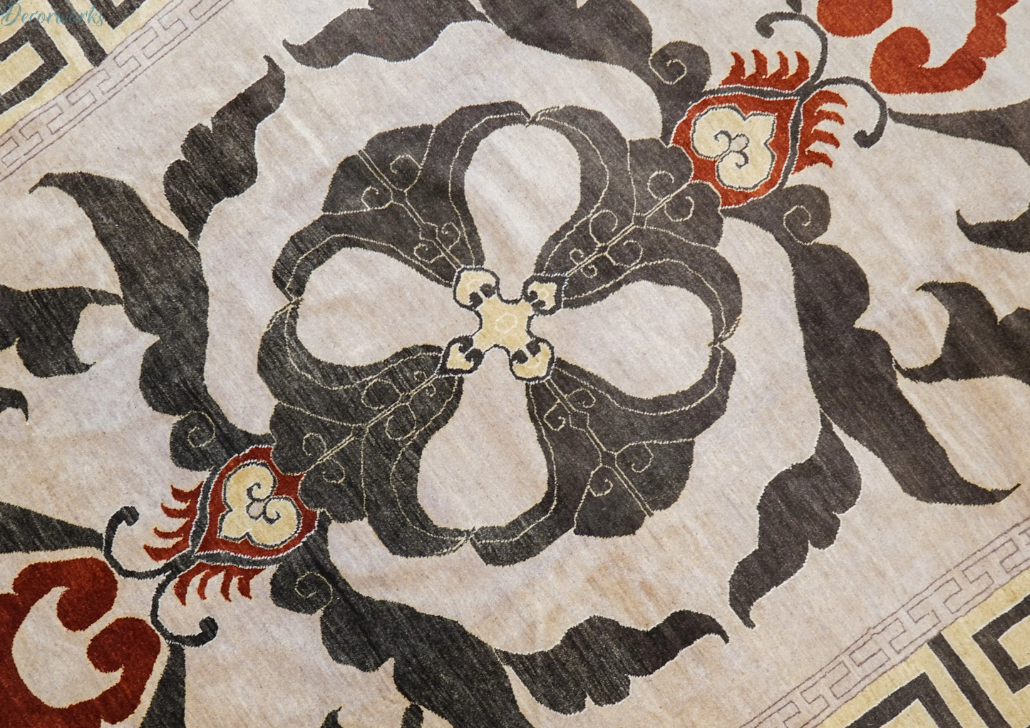 324×202cm パキスタン ガズニーウール 手織りギャッベ - Decorworks