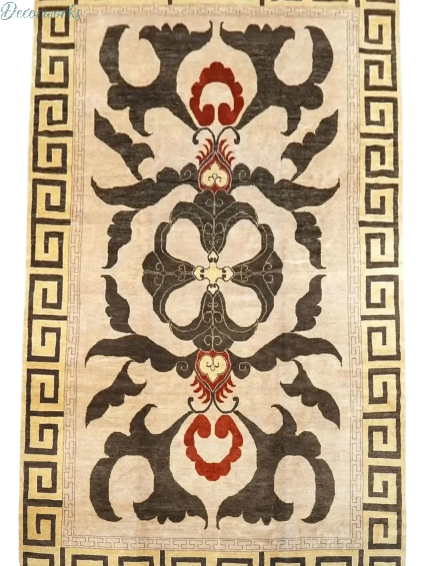 324×202cm パキスタン ガズニーウール 手織りギャッベ Decorworks
