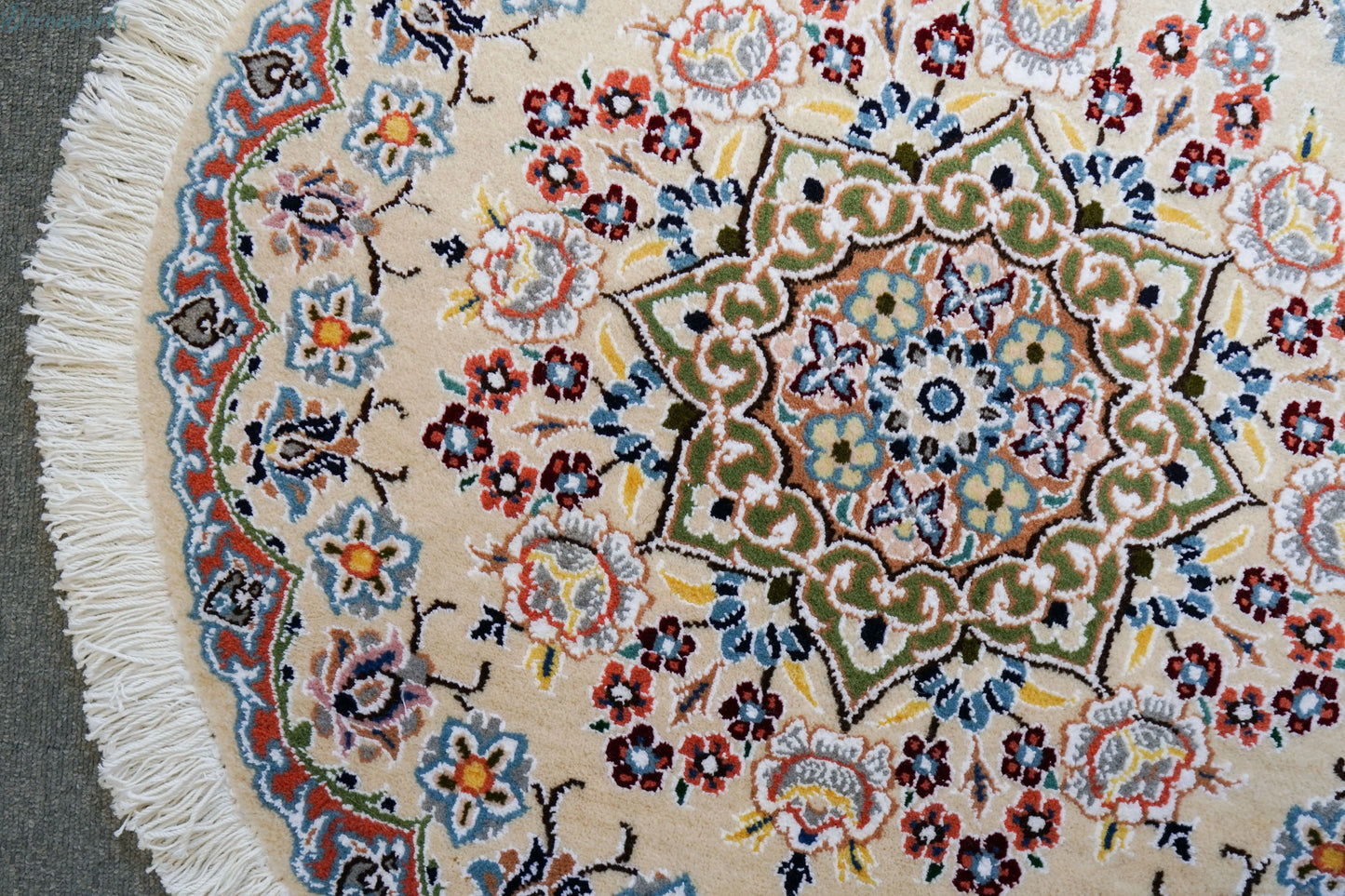 71×71cm ペルシャ手織り絨毯 Decorworks