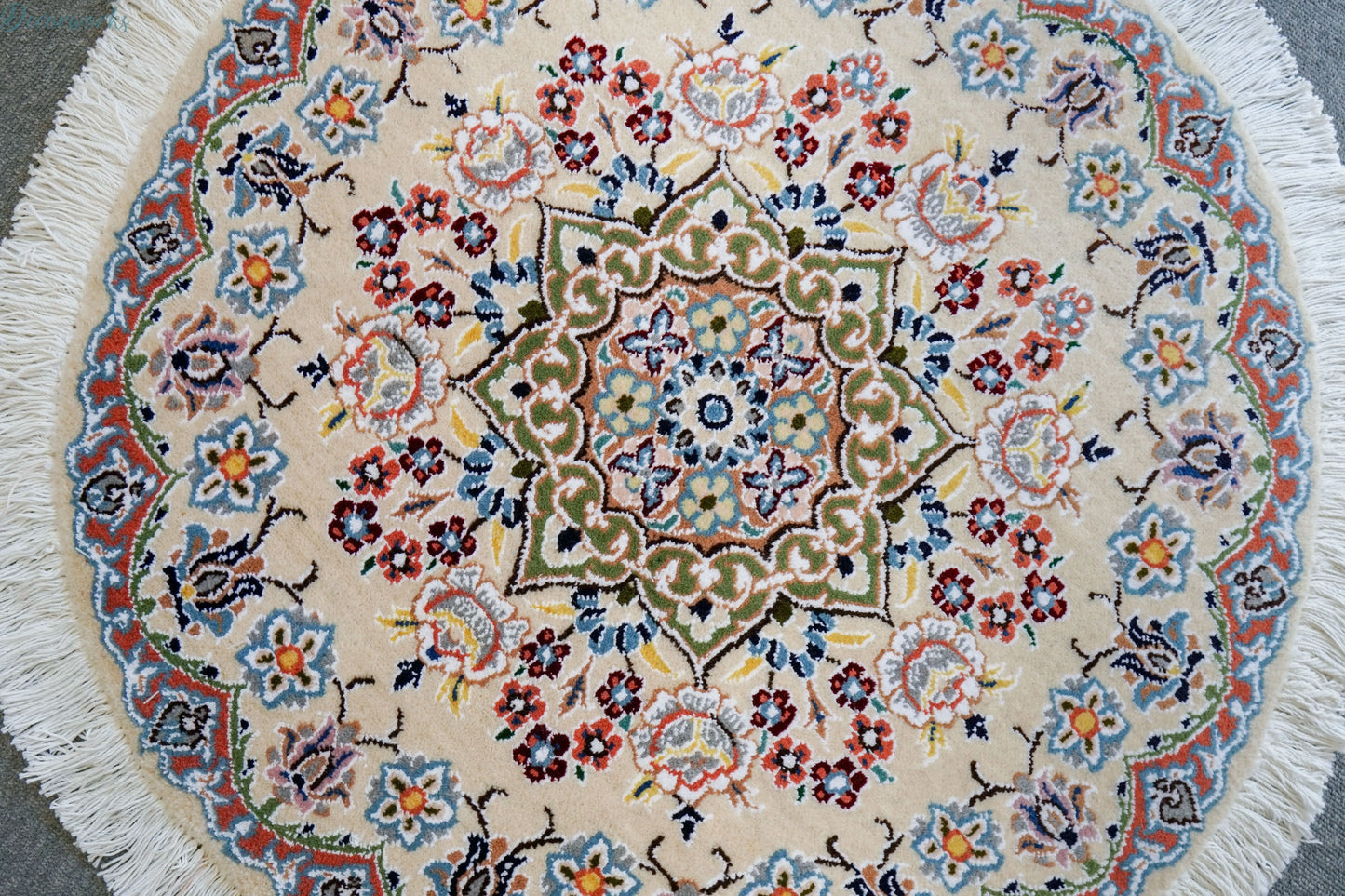 71×71cm ペルシャ手織り絨毯 Decorworks