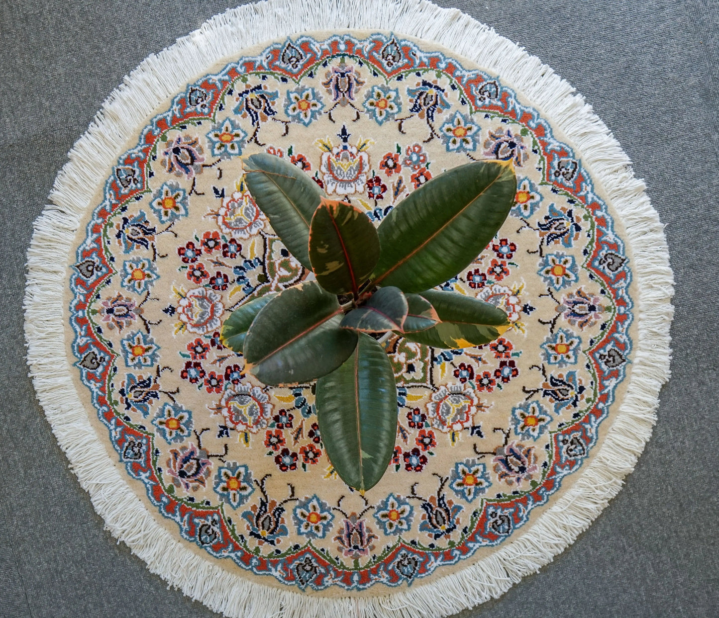 71×71cm ペルシャ手織り絨毯 Decorworks