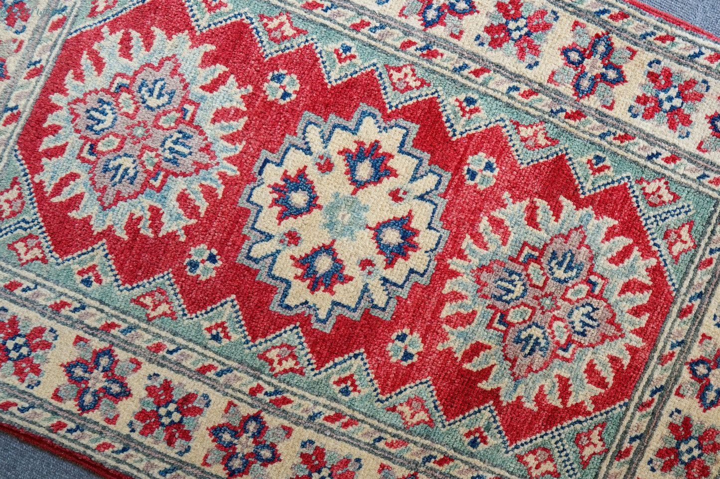 89×60cm アフガニスタン手織り絨毯 Decorworks