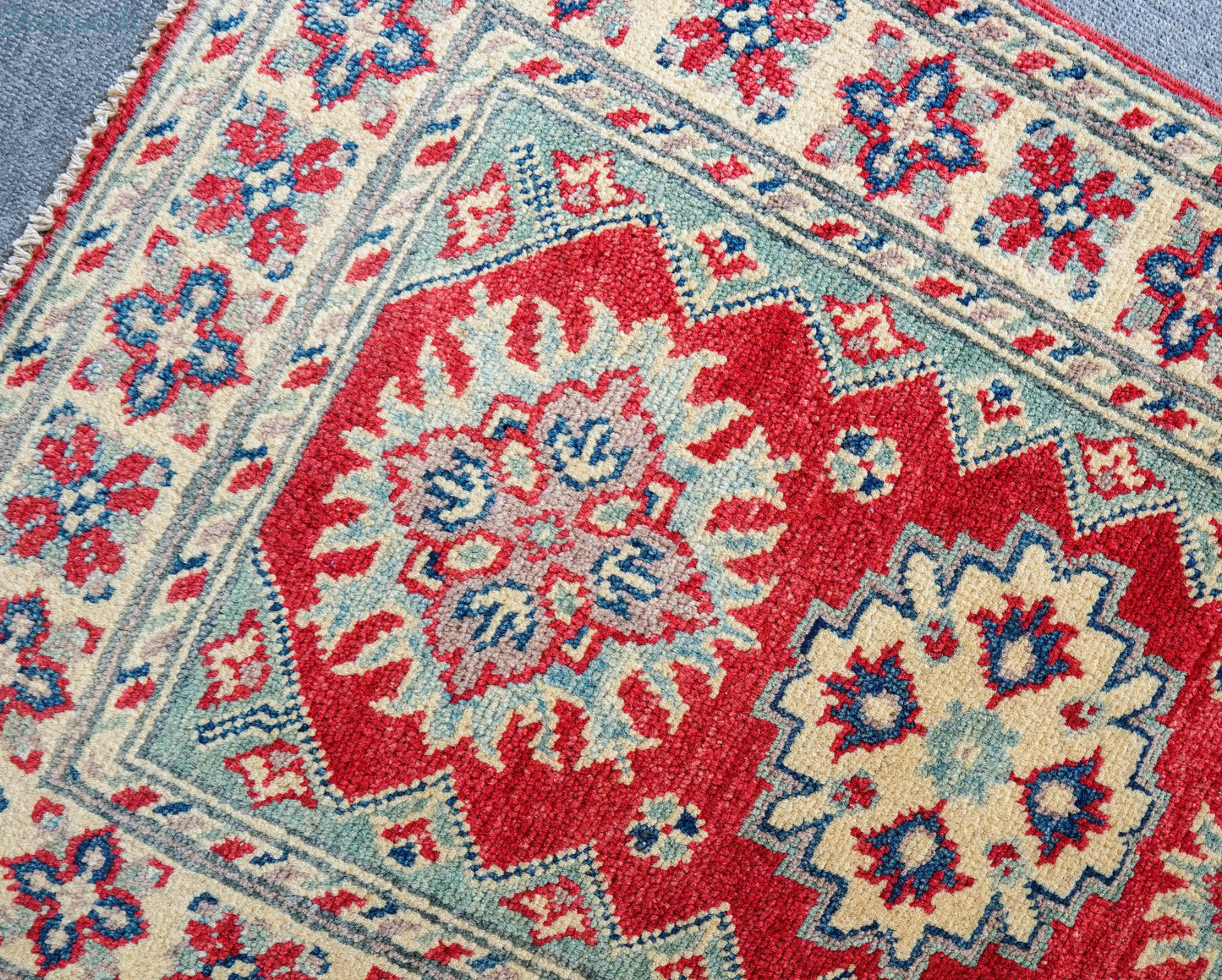 89×60cm アフガニスタン手織り絨毯 Decorworks