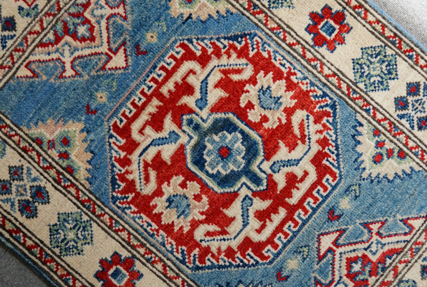 91×64cm アフガニスタン手織り絨毯 Decorworks