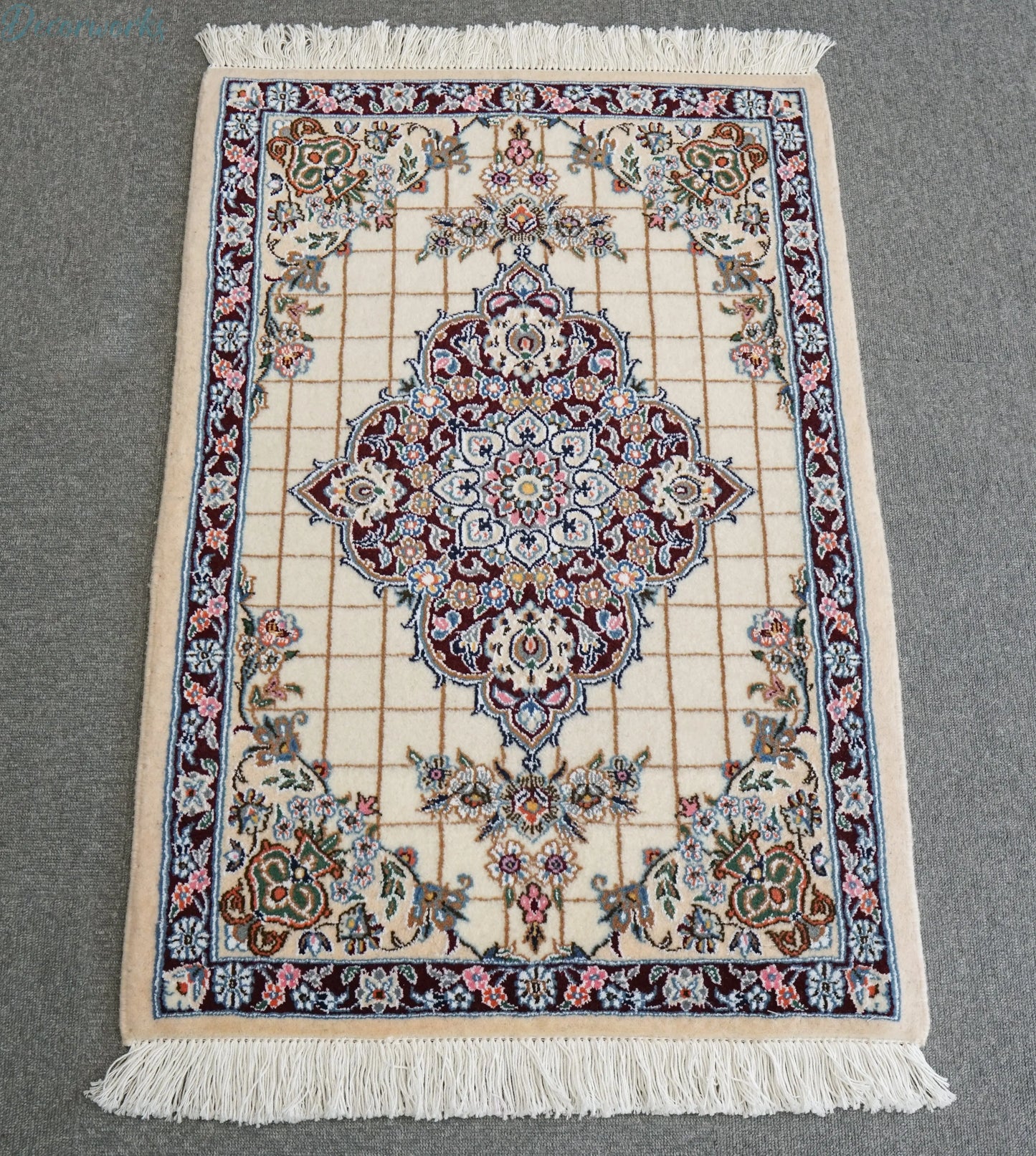 94×65cm ペルシャ手織り絨毯 Decorworks