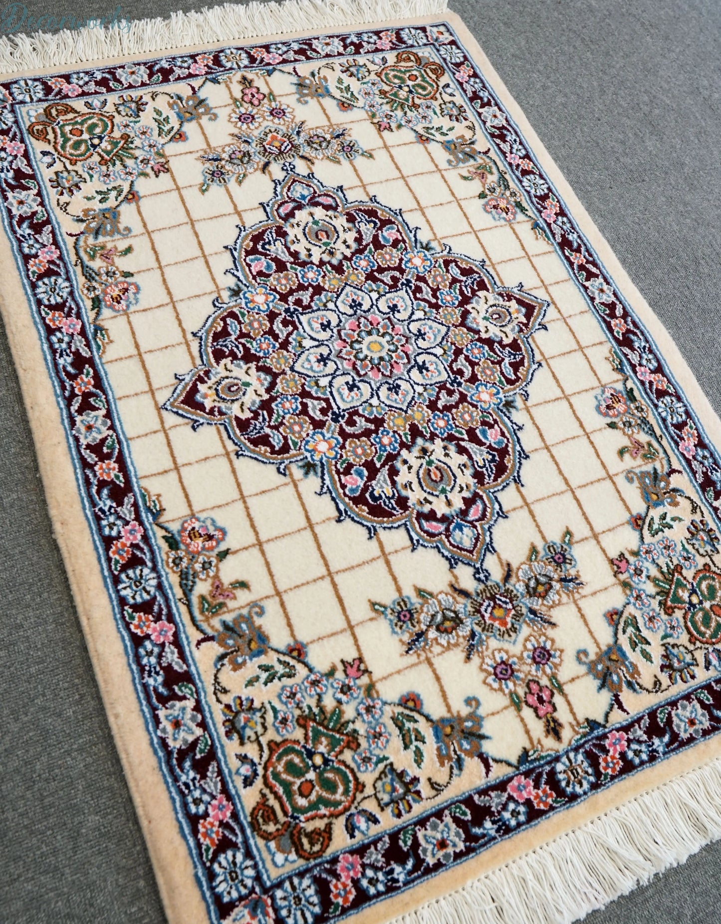 94×65cm ペルシャ手織り絨毯 Decorworks