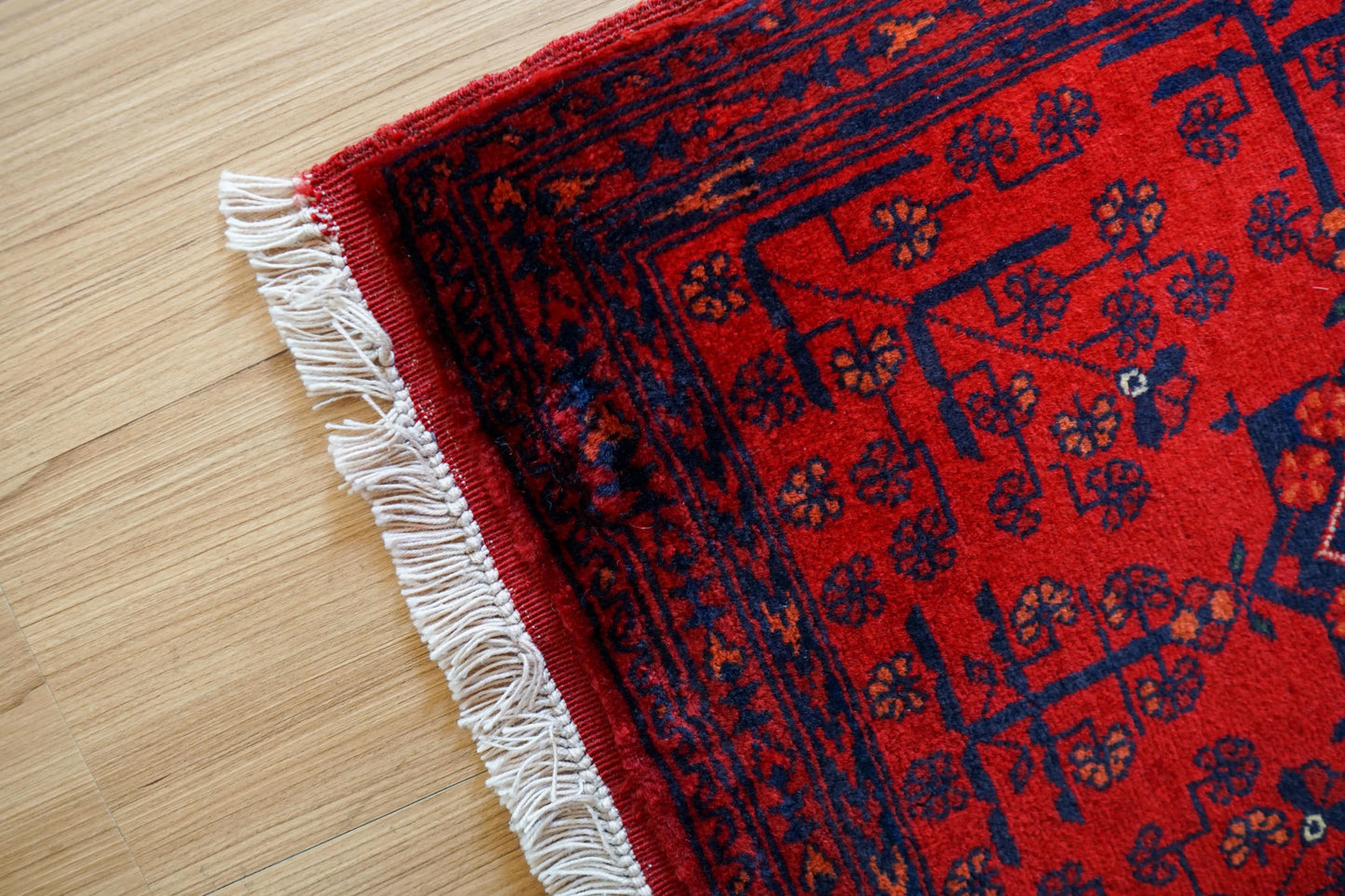 Collection 98×52cm アフガニスタン手織り絨毯 カールモハメディ