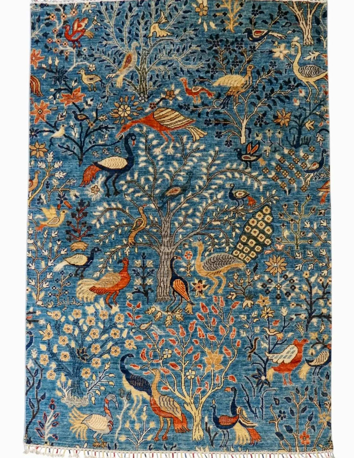 206×149cm アフガニスタン ガズニーウール 手織り絨毯 Decorworks