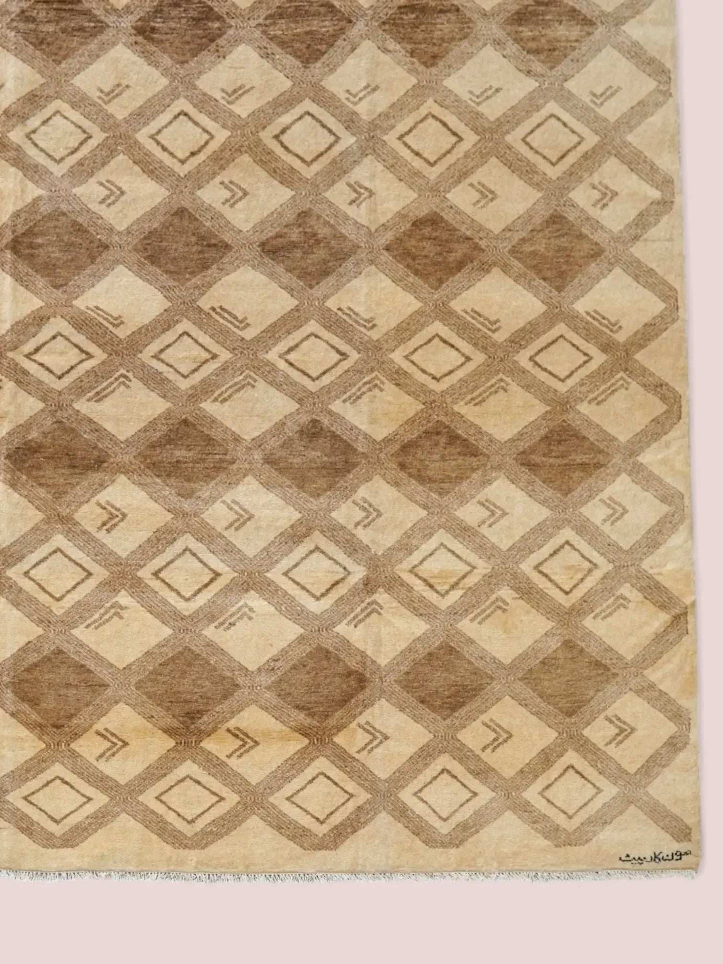 190×198cm パキスタン手織りギャッベ Decorworks