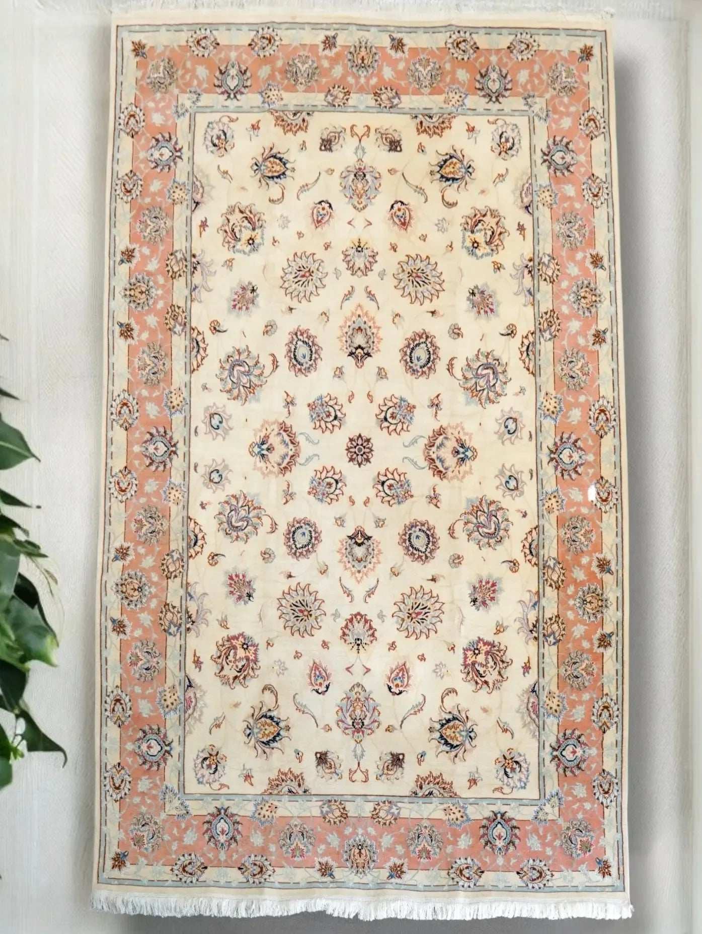 293×188cm ペルシャ手織り絨毯 タブリーズ産 - Decorworks