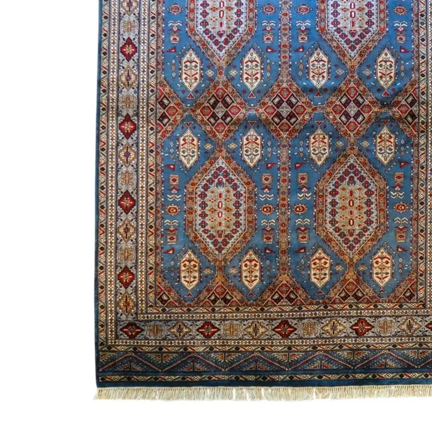 パキスタン手織り絨毯 290×160cm ニュージーランド産メリノウール使用