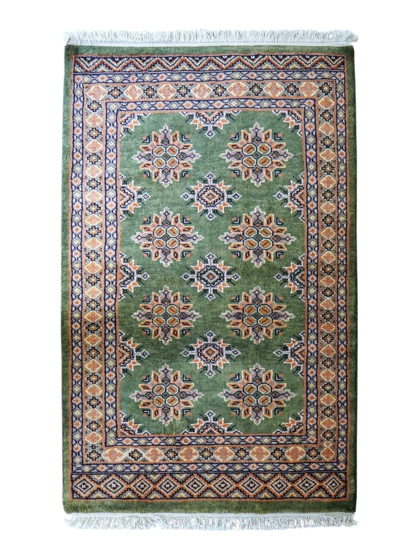 パキスタン手織り絨毯 118×79cm