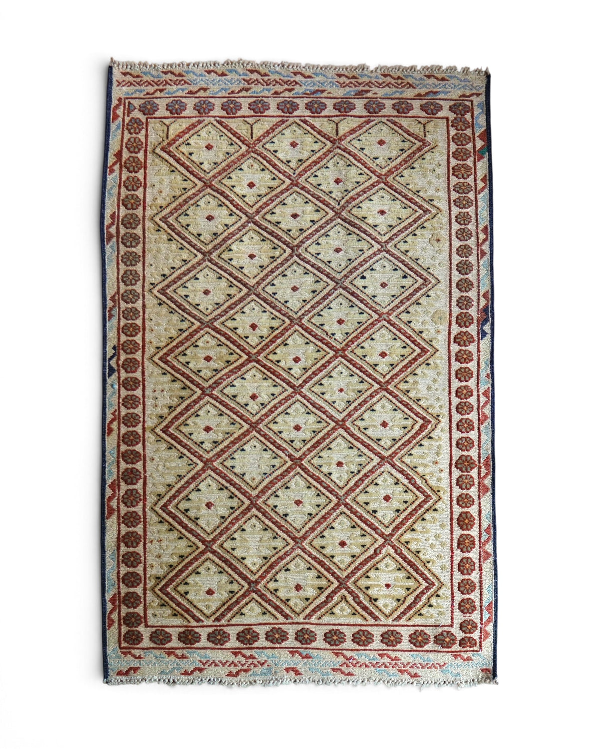 アフガニスタン 手織りマシュワニキリム 125×86cm