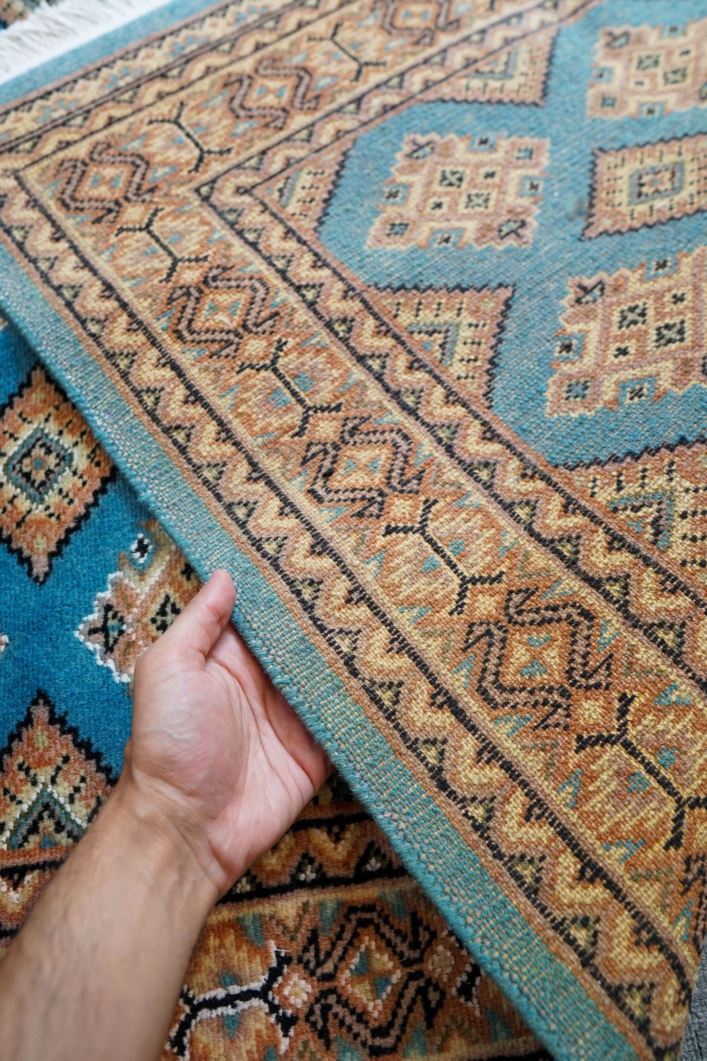 152×96cm パキスタン手織り絨毯 - Decorworks